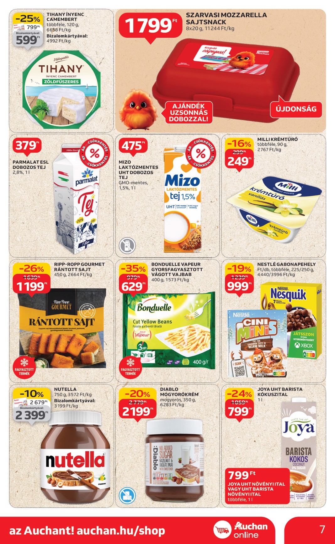 auchan - Auchan szupermarket akciós újság, érvényes 08.21. - 08.27. - page: 7