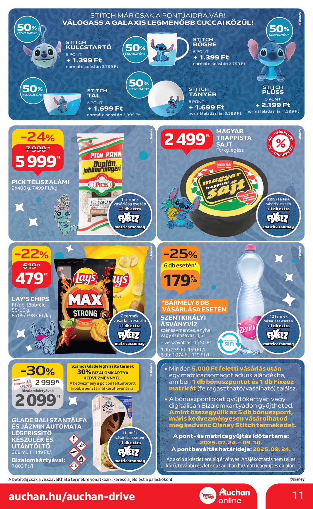 auchan - Auchan szupermarket akciós újság, érvényes 08.21. - 08.27. - page: 11
