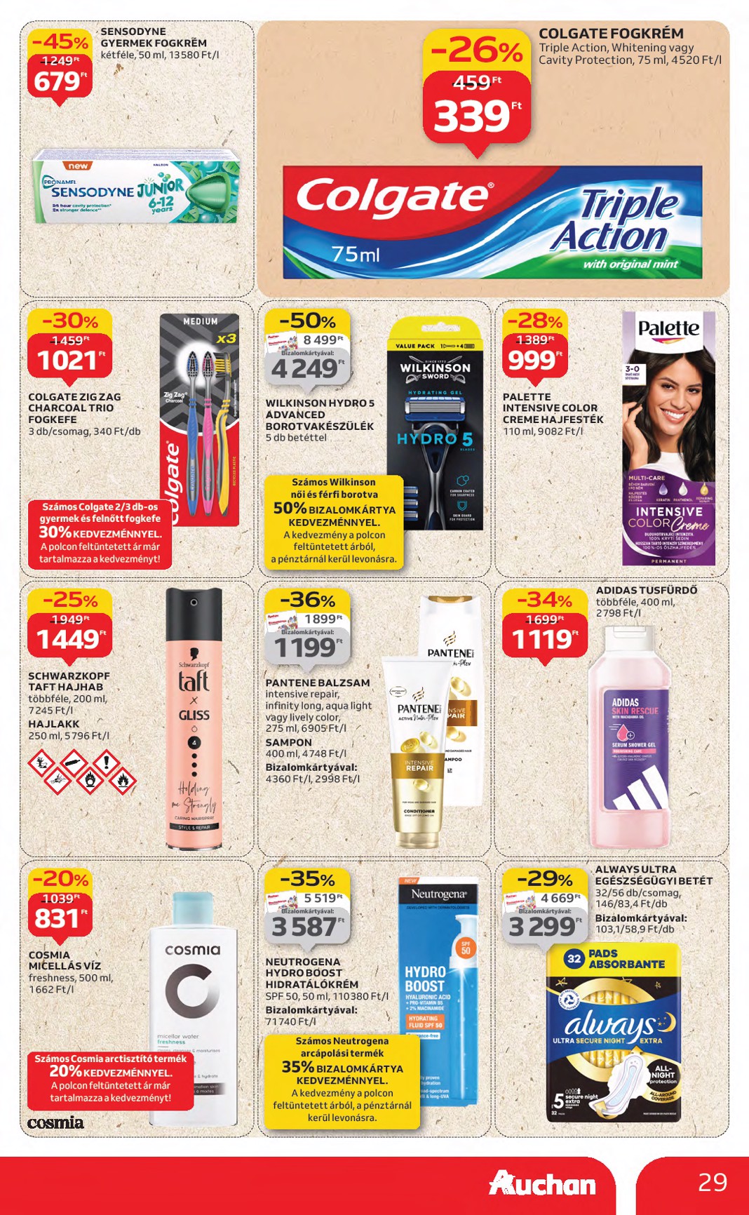 auchan - Auchan Hipermarket akciós újság, érvényes 08.21. - 08.27. - page: 29 auchan - Auchan Hipermarket akciós újság, érvényes 08.21. - 08.27. - page: 29