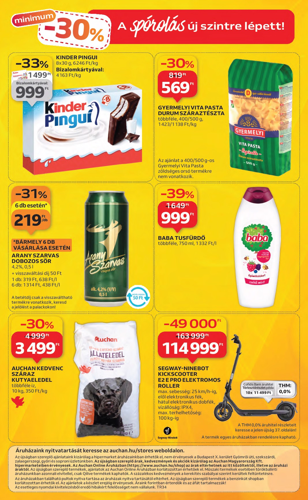 auchan - Auchan Hipermarket akciós újság, érvényes 08.21. - 08.27. - page: 42 auchan - Auchan Hipermarket akciós újság, érvényes 08.21. - 08.27. - page: 42