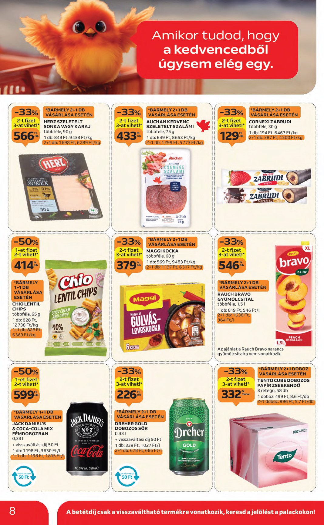 auchan - Auchan Hipermarket akciós újság, érvényes 08.21. - 08.27. - page: 8 auchan - Auchan Hipermarket akciós újság, érvényes 08.21. - 08.27. - page: 8