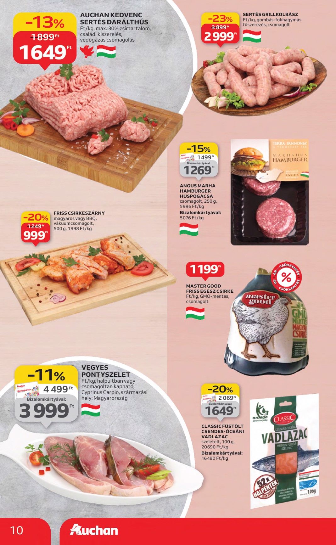auchan - Auchan Hipermarket akciós újság, érvényes 08.21. - 08.27. - page: 10 auchan - Auchan Hipermarket akciós újság, érvényes 08.21. - 08.27. - page: 10