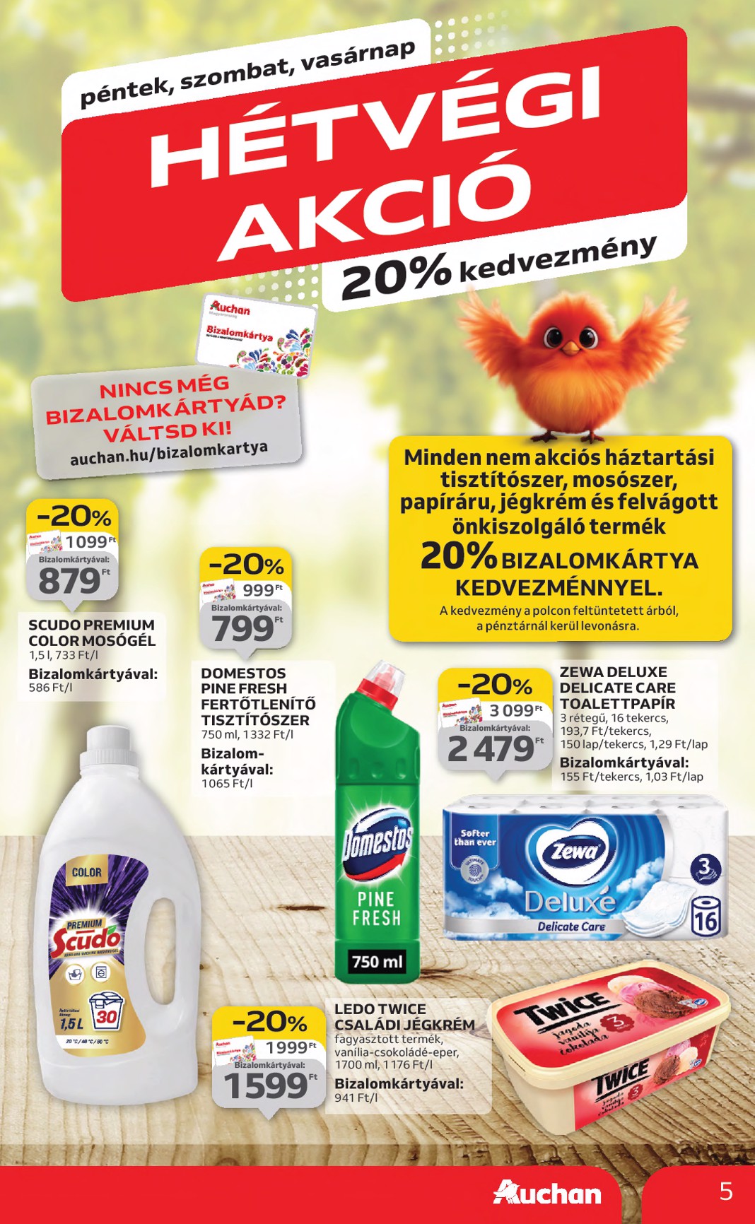 auchan - Auchan Hipermarket akciós újság, érvényes 08.21. - 08.27. - page: 5 auchan - Auchan Hipermarket akciós újság, érvényes 08.21. - 08.27. - page: 5