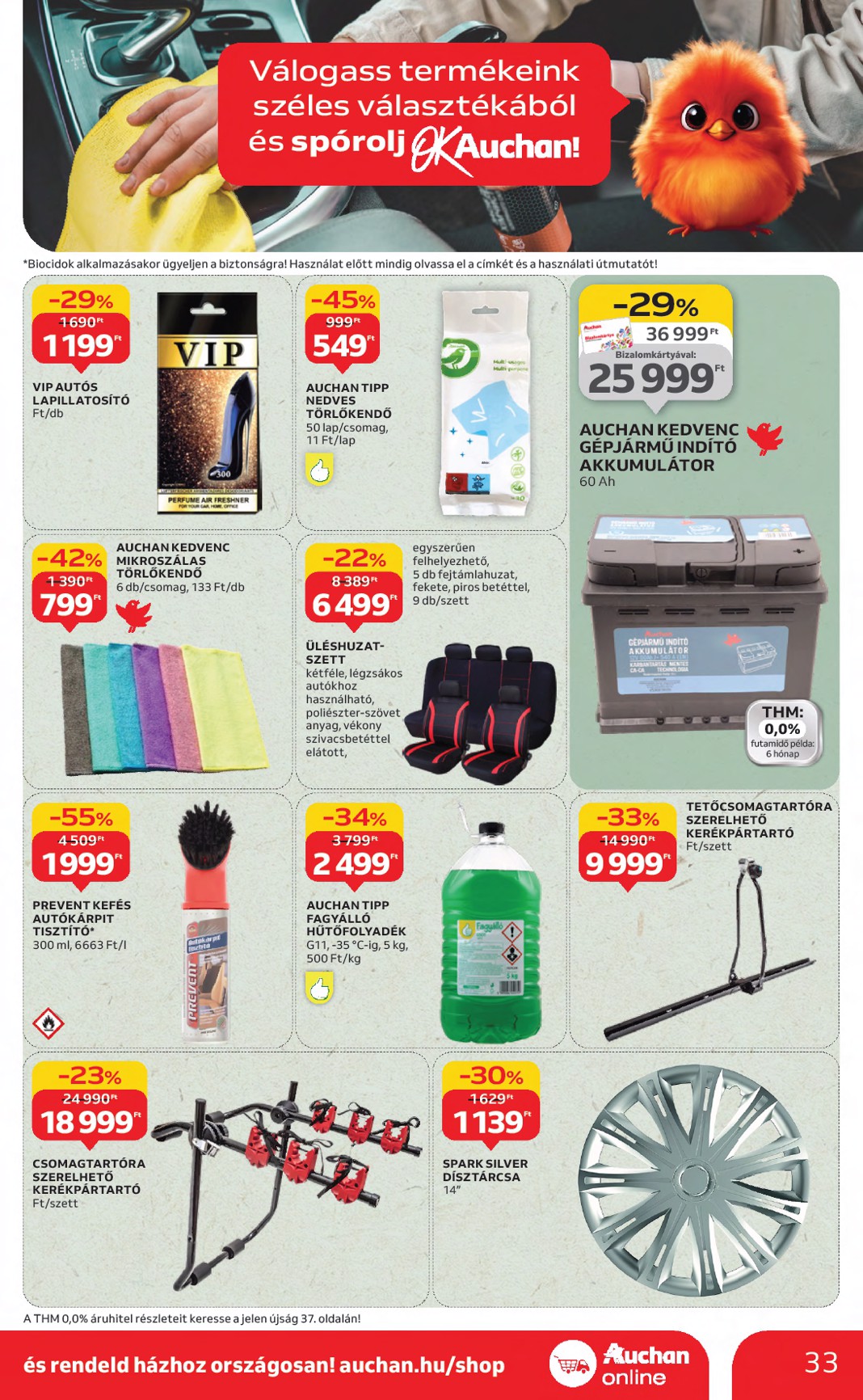 auchan - Auchan Hipermarket akciós újság, érvényes 08.21. - 08.27. - page: 33 auchan - Auchan Hipermarket akciós újság, érvényes 08.21. - 08.27. - page: 33