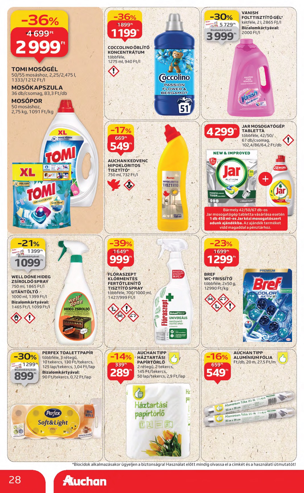 auchan - Auchan Hipermarket akciós újság, érvényes 08.21. - 08.27. - page: 28 auchan - Auchan Hipermarket akciós újság, érvényes 08.21. - 08.27. - page: 28