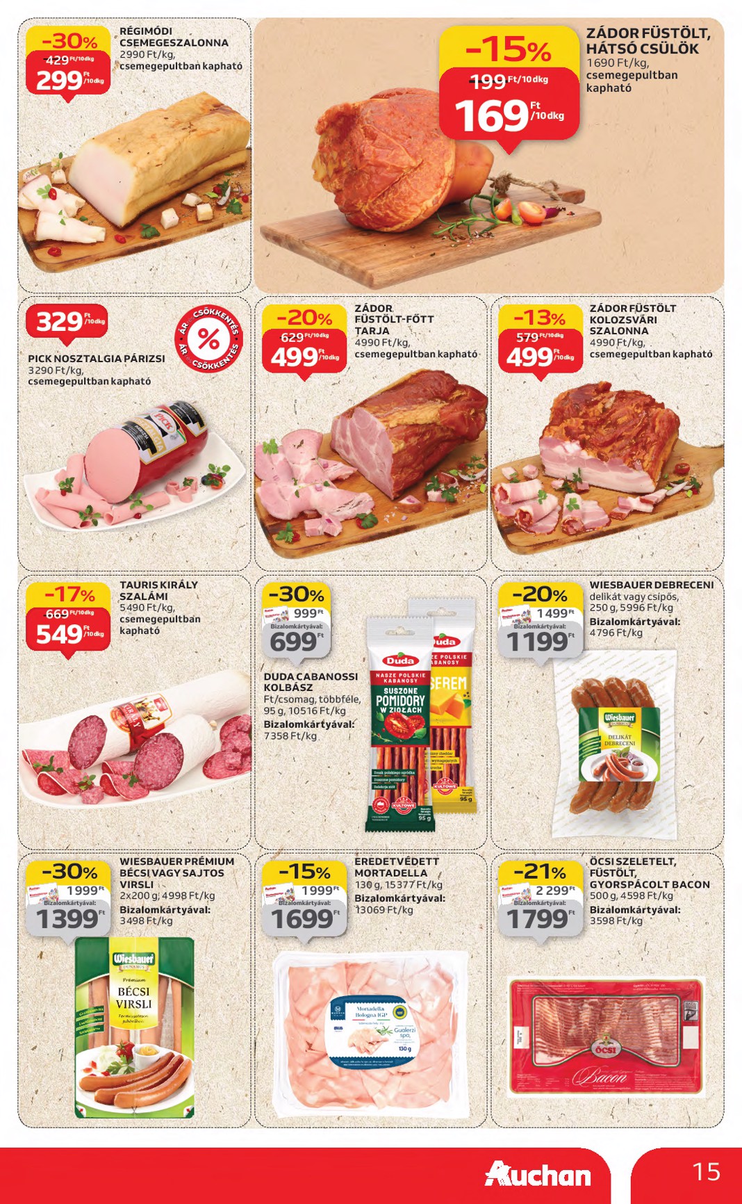 auchan - Auchan Hipermarket akciós újság, érvényes 08.21. - 08.27. - page: 15 auchan - Auchan Hipermarket akciós újság, érvényes 08.21. - 08.27. - page: 15