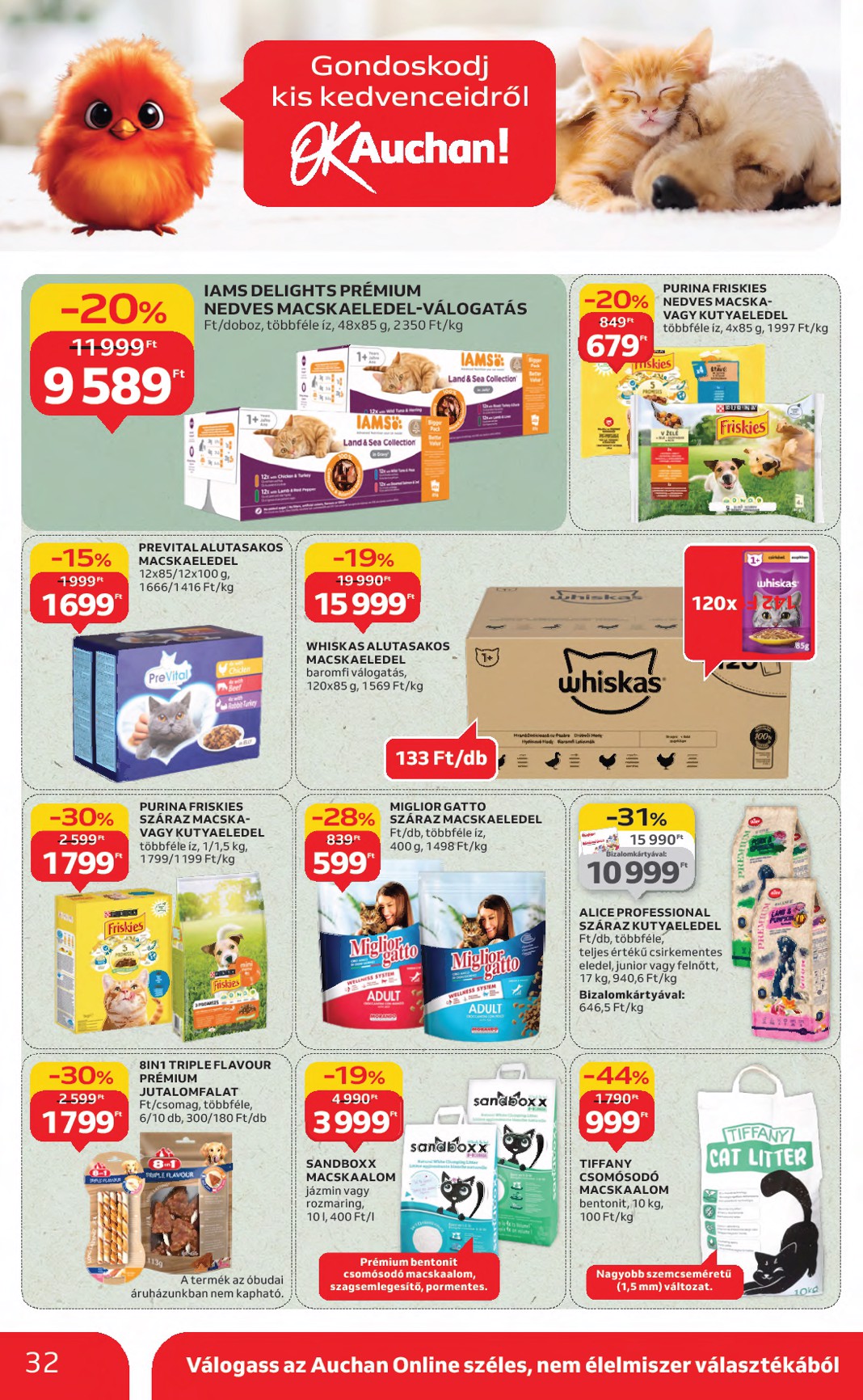 auchan - Auchan Hipermarket akciós újság, érvényes 08.21. - 08.27. - page: 32 auchan - Auchan Hipermarket akciós újság, érvényes 08.21. - 08.27. - page: 32