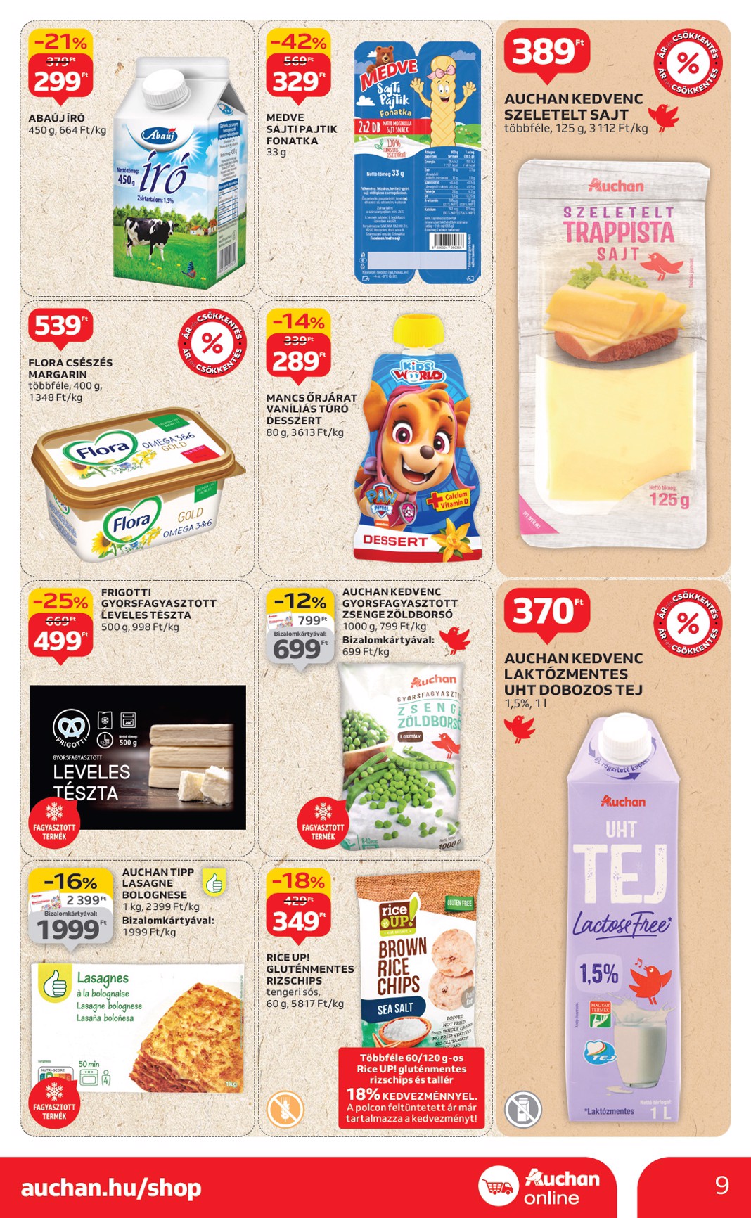 auchan - Auchan Szupermarket akciós újság, érvényes 08.28. - 09.03. - page: 9