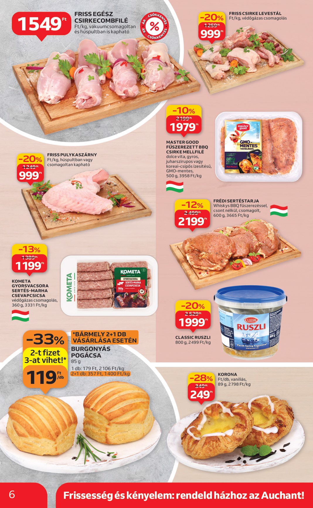 auchan - Auchan Szupermarket akciós újság, érvényes 08.28. - 09.03. - page: 6