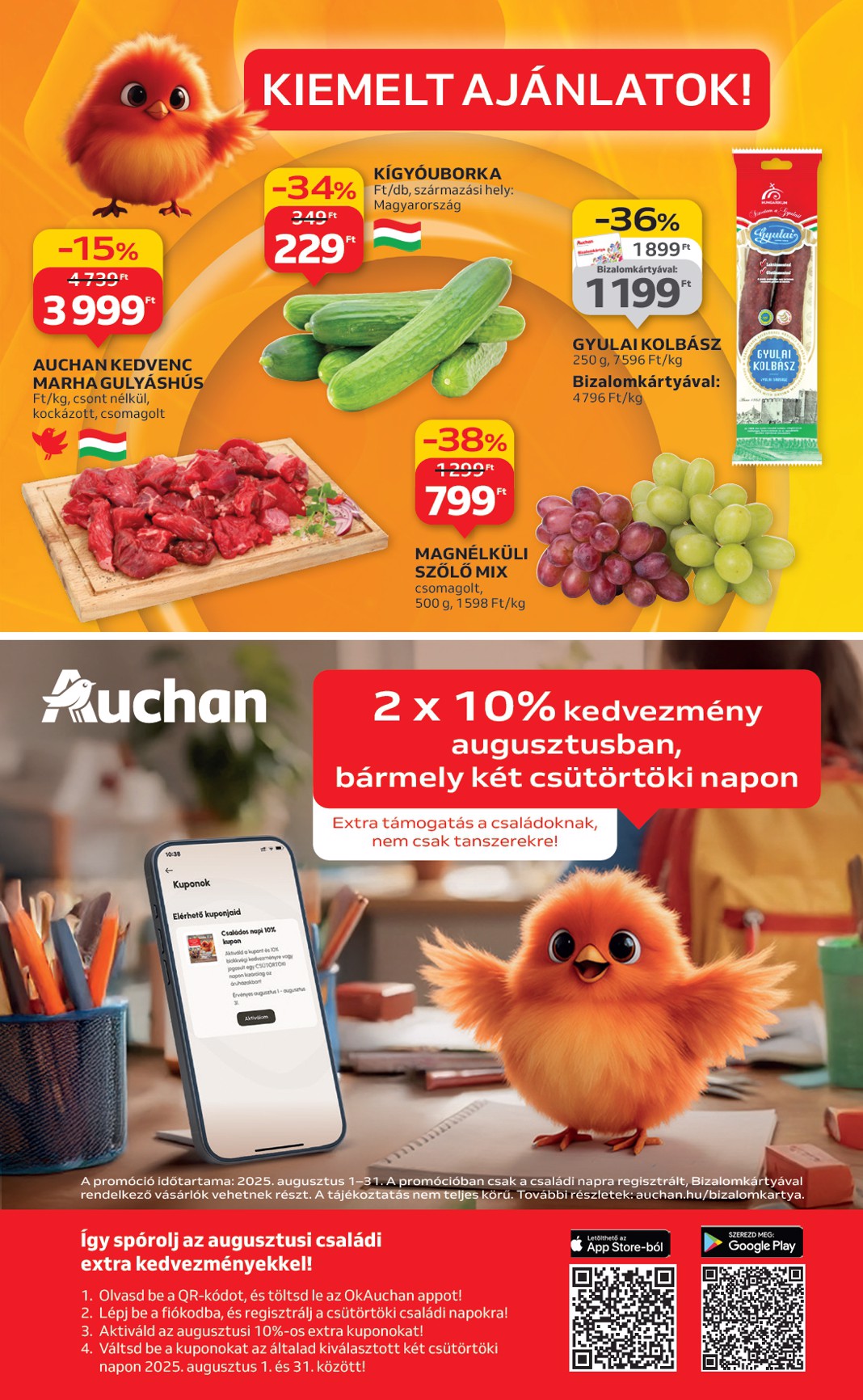 auchan - Auchan Szupermarket akciós újság, érvényes 08.28. - 09.03. - page: 5