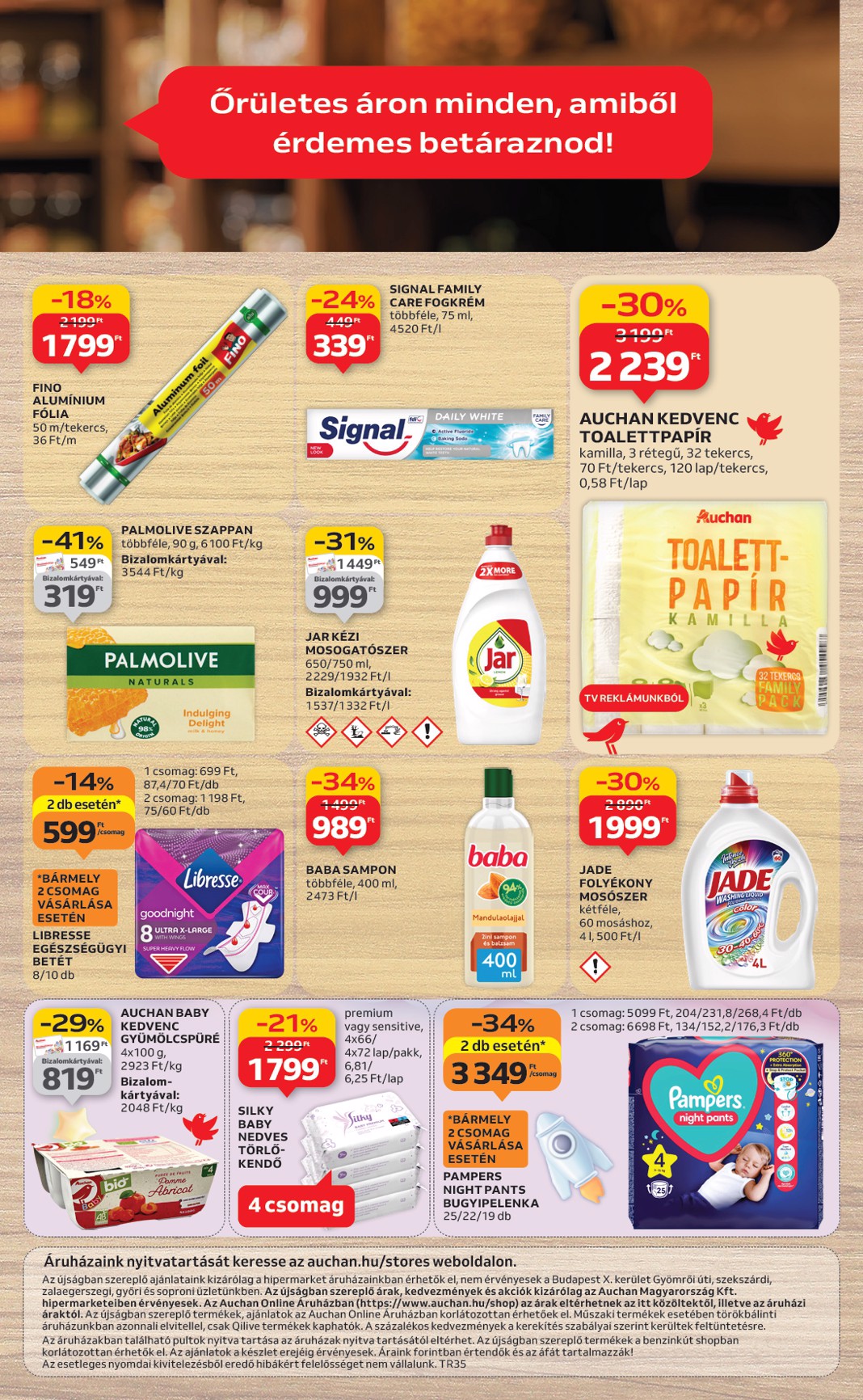 auchan - Auchan Hipermarket - Töltsd fel a spájzod! akciós újság, érvényes 08.28. - 09.10. - page: 5