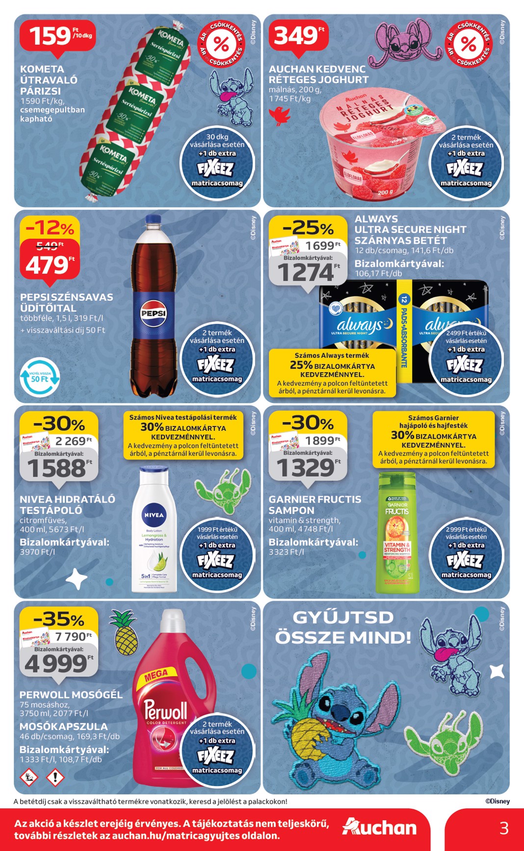 auchan - Auchan Hipermarket akciós újság, érvényes 08.28. - 09.03. - page: 3 auchan - Auchan Hipermarket akciós újság, érvényes 08.28. - 09.03. - page: 3