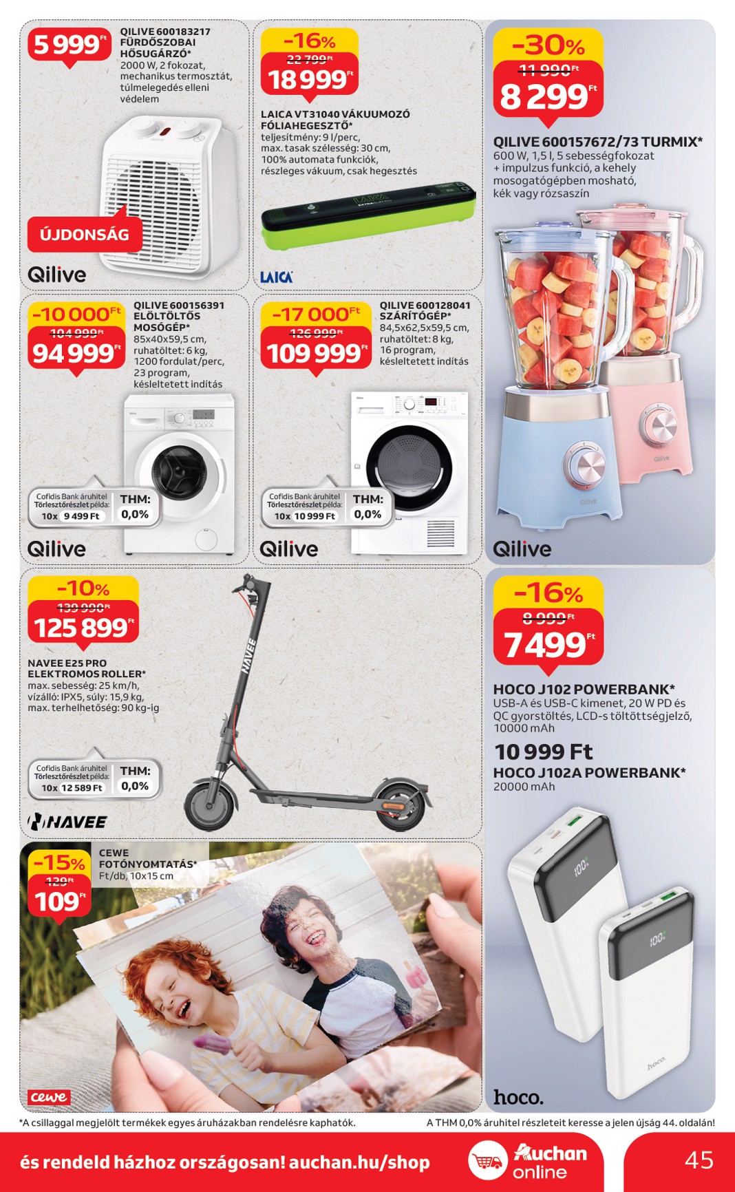 auchan - Auchan Hipermarket akciós újság, érvényes 08.28. - 09.03. - page: 45 auchan - Auchan Hipermarket akciós újság, érvényes 08.28. - 09.03. - page: 45