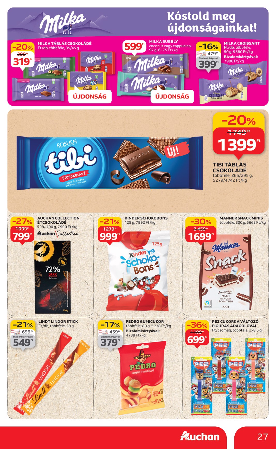 auchan - Auchan Hipermarket akciós újság, érvényes 08.28. - 09.03. - page: 27 auchan - Auchan Hipermarket akciós újság, érvényes 08.28. - 09.03. - page: 27