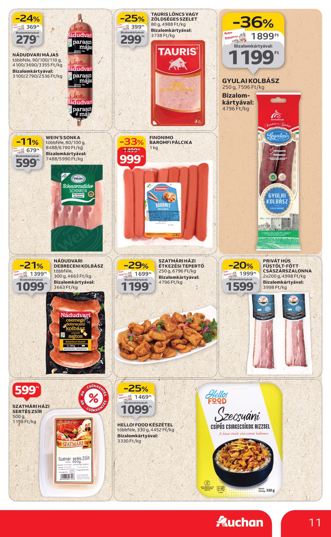 auchan - Auchan Hipermarket akciós újság, érvényes 08.28. - 09.03. - page: 11 auchan - Auchan Hipermarket akciós újság, érvényes 08.28. - 09.03. - page: 11