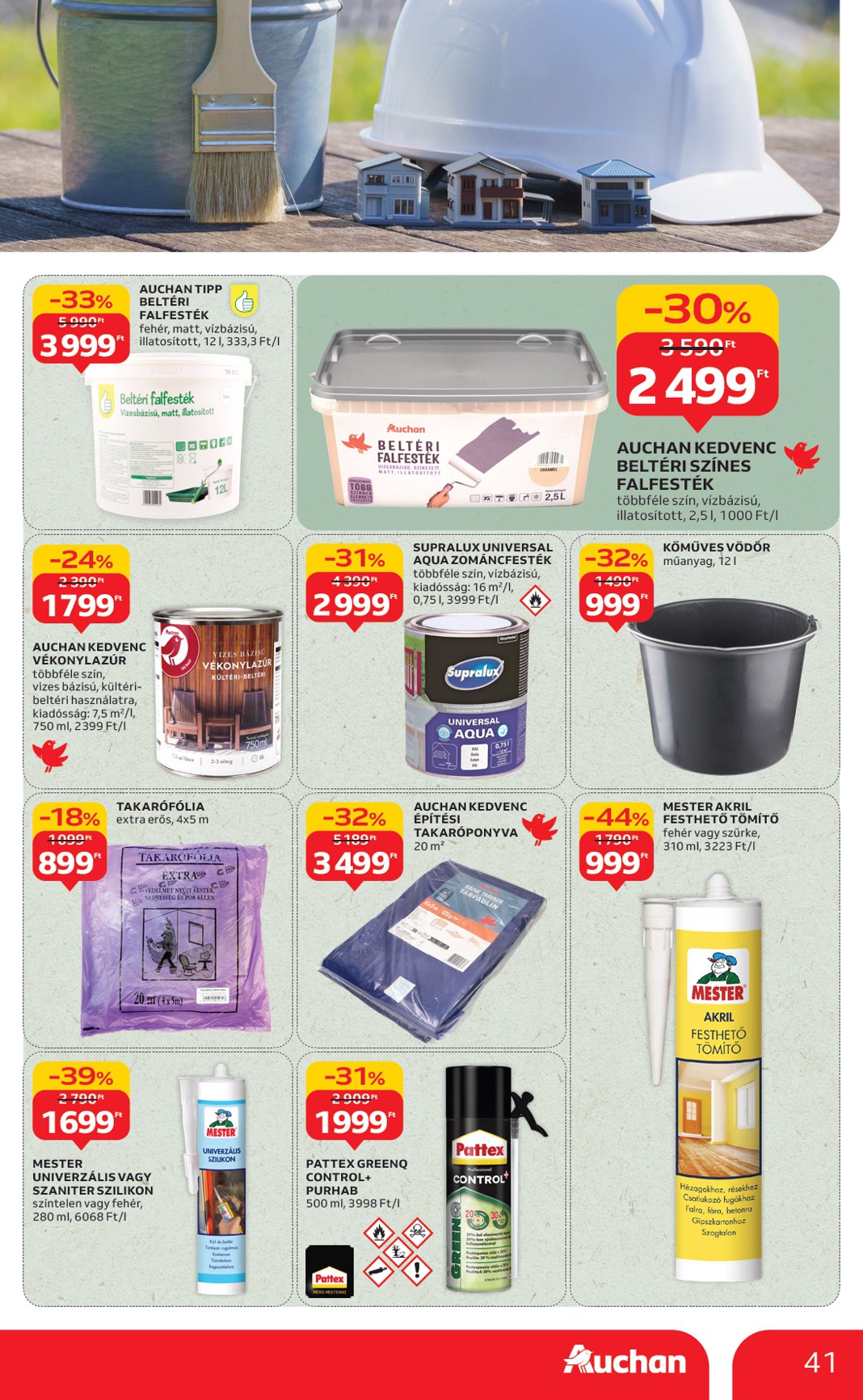 auchan - Auchan Hipermarket akciós újság, érvényes 08.28. - 09.03. - page: 41 auchan - Auchan Hipermarket akciós újság, érvényes 08.28. - 09.03. - page: 41
