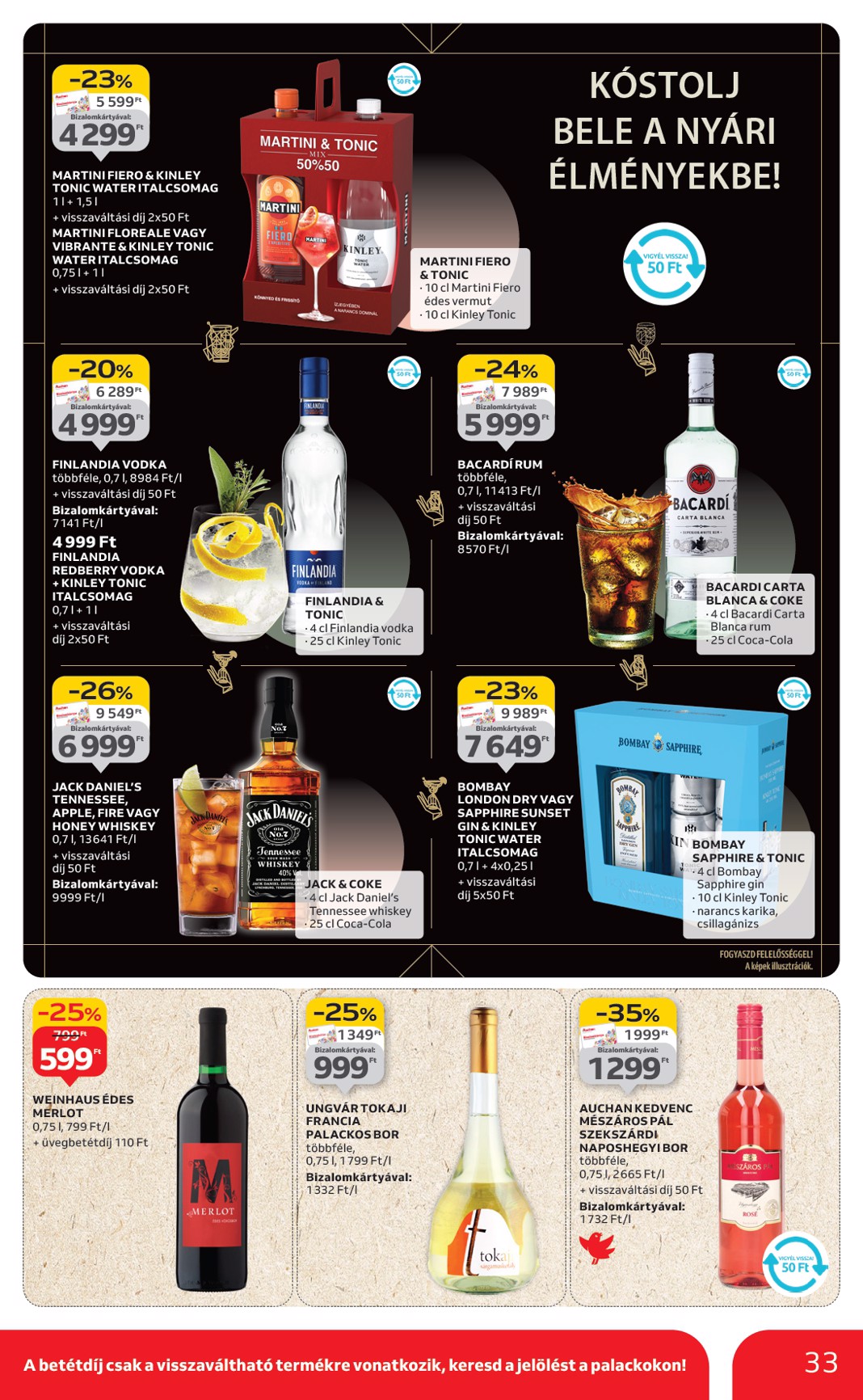 auchan - Auchan Hipermarket akciós újság, érvényes 08.28. - 09.03. - page: 33 auchan - Auchan Hipermarket akciós újság, érvényes 08.28. - 09.03. - page: 33