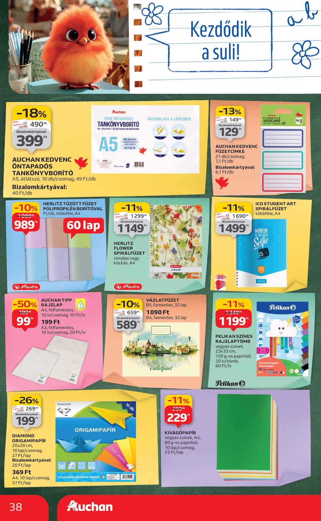 auchan - Auchan Hipermarket akciós újság, érvényes 08.28. - 09.03. - page: 38 auchan - Auchan Hipermarket akciós újság, érvényes 08.28. - 09.03. - page: 38