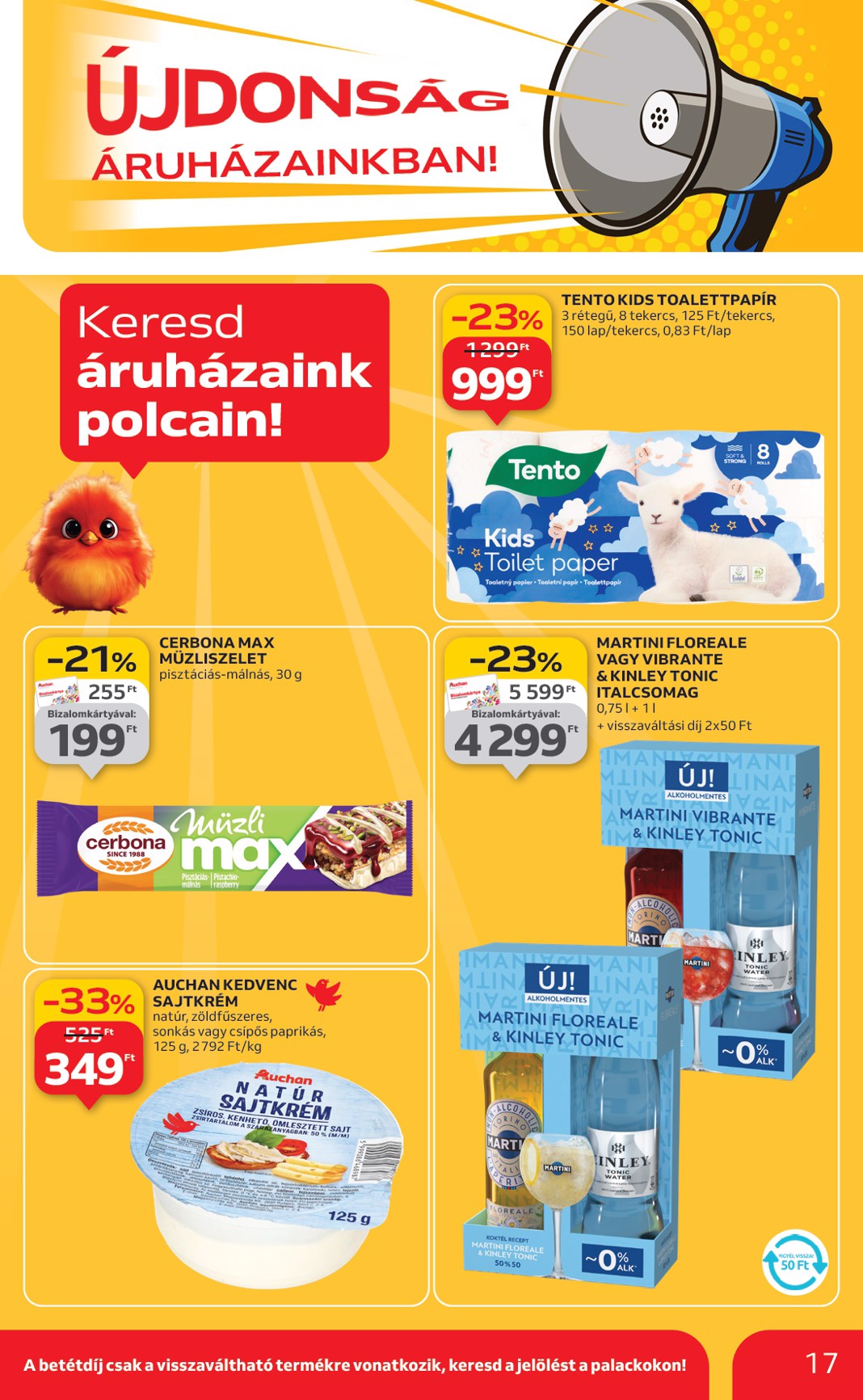auchan - Auchan Hipermarket akciós újság, érvényes 08.28. - 09.03. - page: 17 auchan - Auchan Hipermarket akciós újság, érvényes 08.28. - 09.03. - page: 17