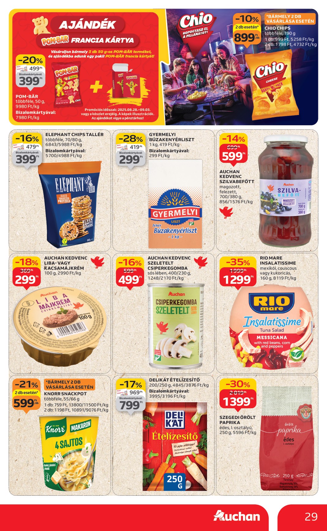 auchan - Auchan Hipermarket akciós újság, érvényes 08.28. - 09.03. - page: 29 auchan - Auchan Hipermarket akciós újság, érvényes 08.28. - 09.03. - page: 29