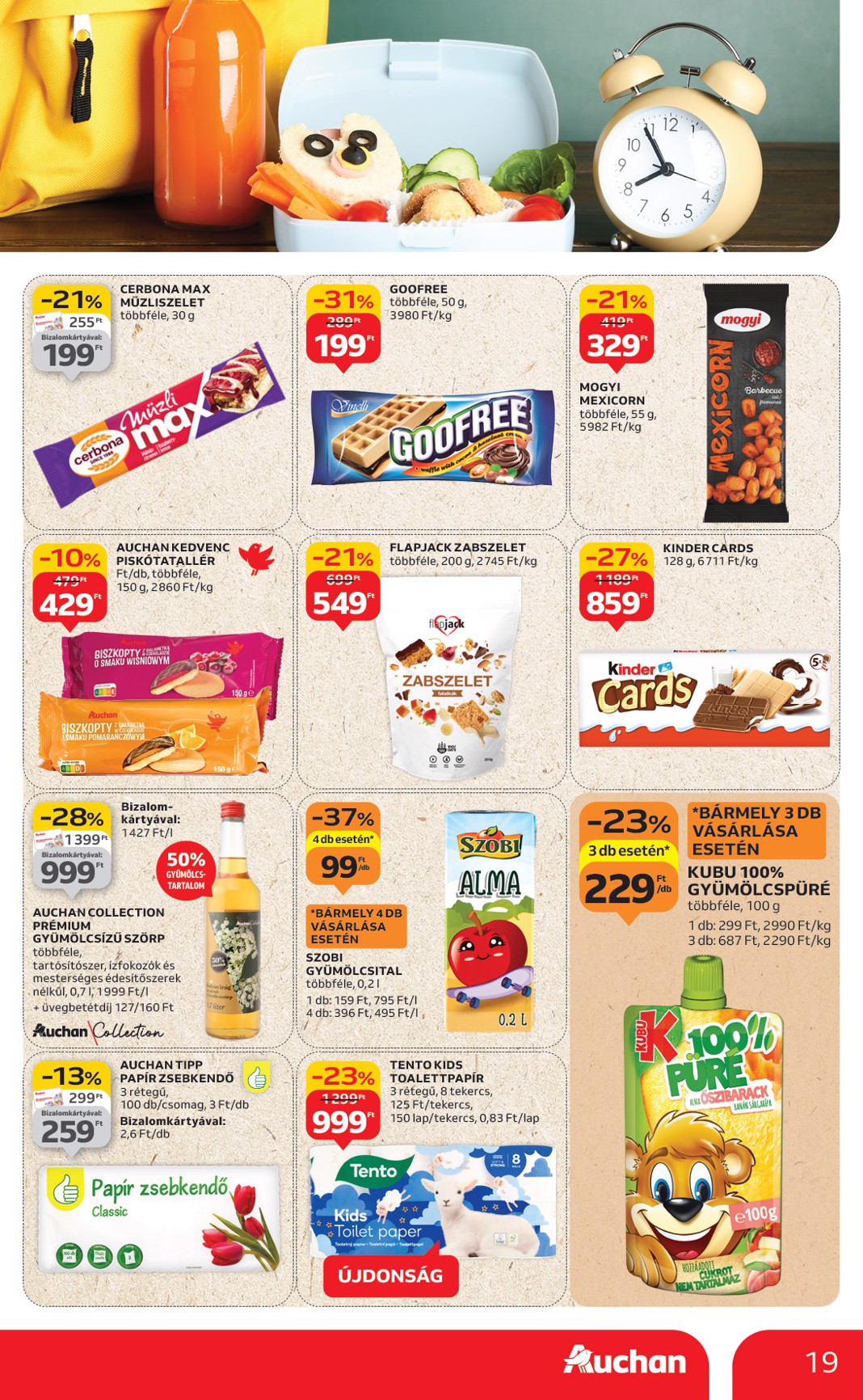 auchan - Auchan Hipermarket akciós újság, érvényes 08.28. - 09.03. - page: 19 auchan - Auchan Hipermarket akciós újság, érvényes 08.28. - 09.03. - page: 19