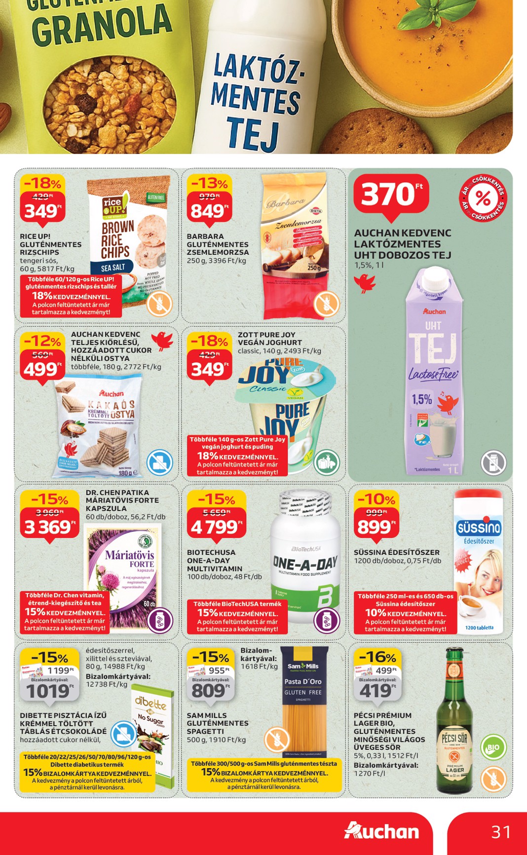 auchan - Auchan Hipermarket akciós újság, érvényes 08.28. - 09.03. - page: 31 auchan - Auchan Hipermarket akciós újság, érvényes 08.28. - 09.03. - page: 31