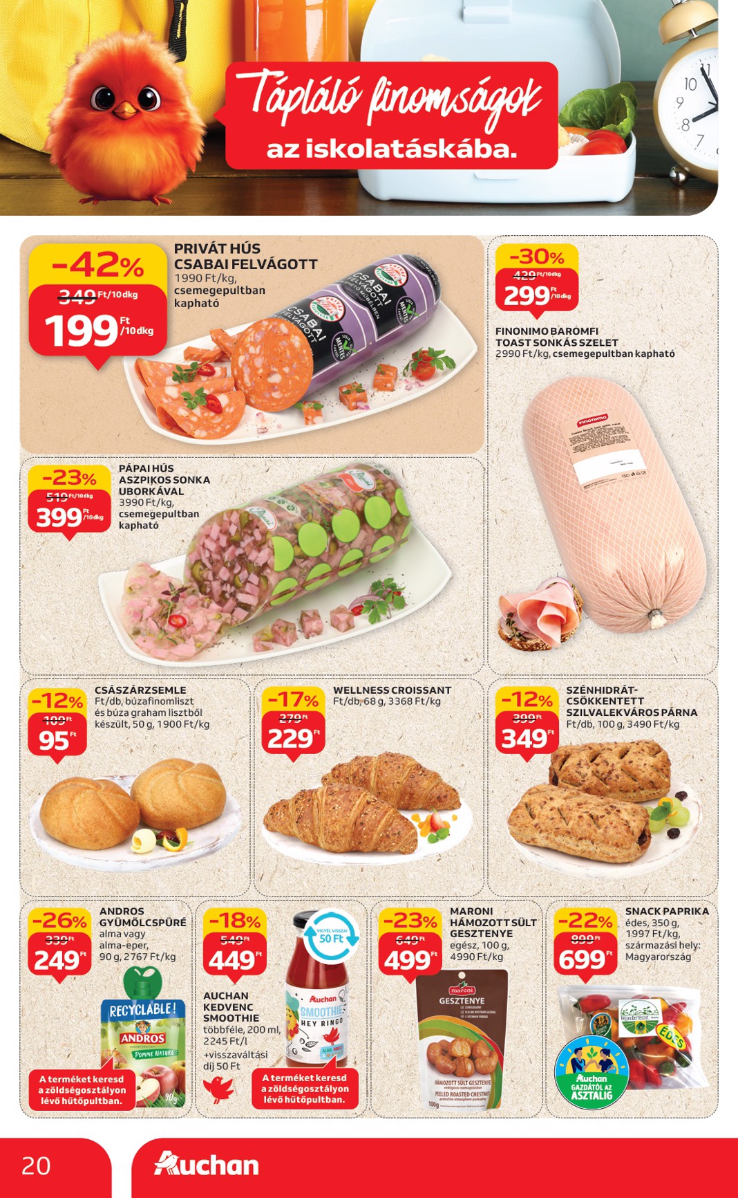 auchan - Auchan Hipermarket akciós újság, érvényes 08.28. - 09.03. - page: 20 auchan - Auchan Hipermarket akciós újság, érvényes 08.28. - 09.03. - page: 20