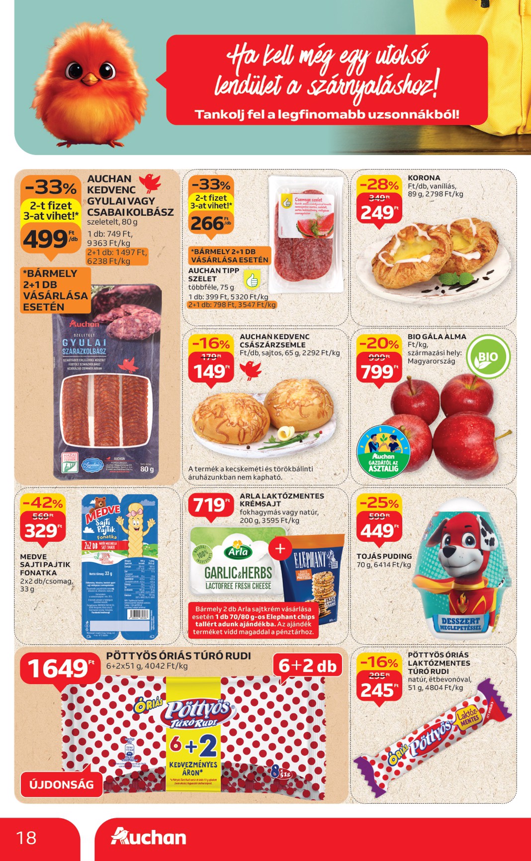 auchan - Auchan Hipermarket akciós újság, érvényes 08.28. - 09.03. - page: 18 auchan - Auchan Hipermarket akciós újság, érvényes 08.28. - 09.03. - page: 18