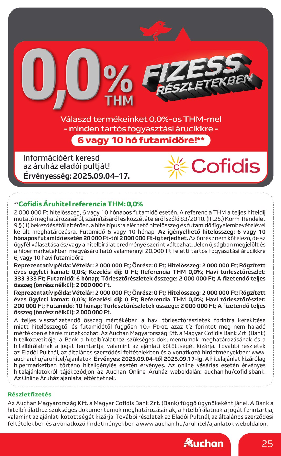auchan - Auchan hipermarket - Retro ajánlataink akciós újság, érvényes 09.04. - 09.17. - page: 25