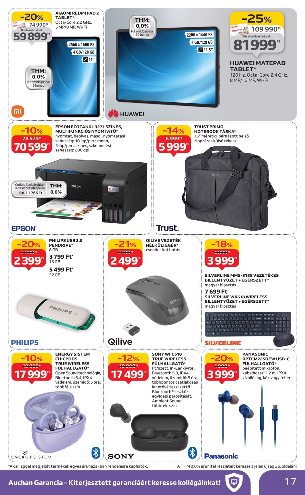 auchan - Auchan hipermarket - Retro ajánlataink akciós újság, érvényes 09.04. - 09.17. - page: 17