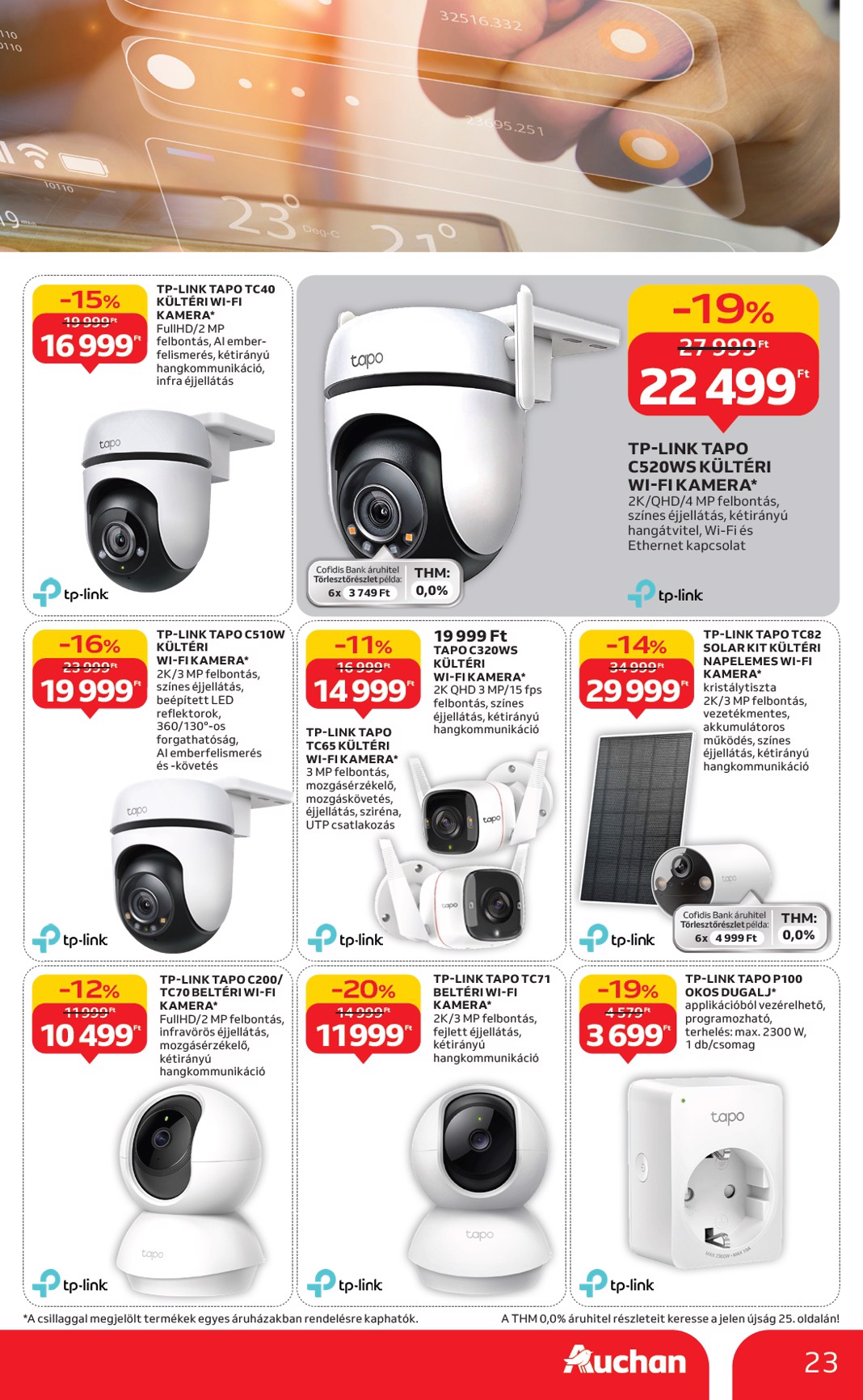 auchan - Auchan hipermarket - Retro ajánlataink akciós újság, érvényes 09.04. - 09.17. - page: 23