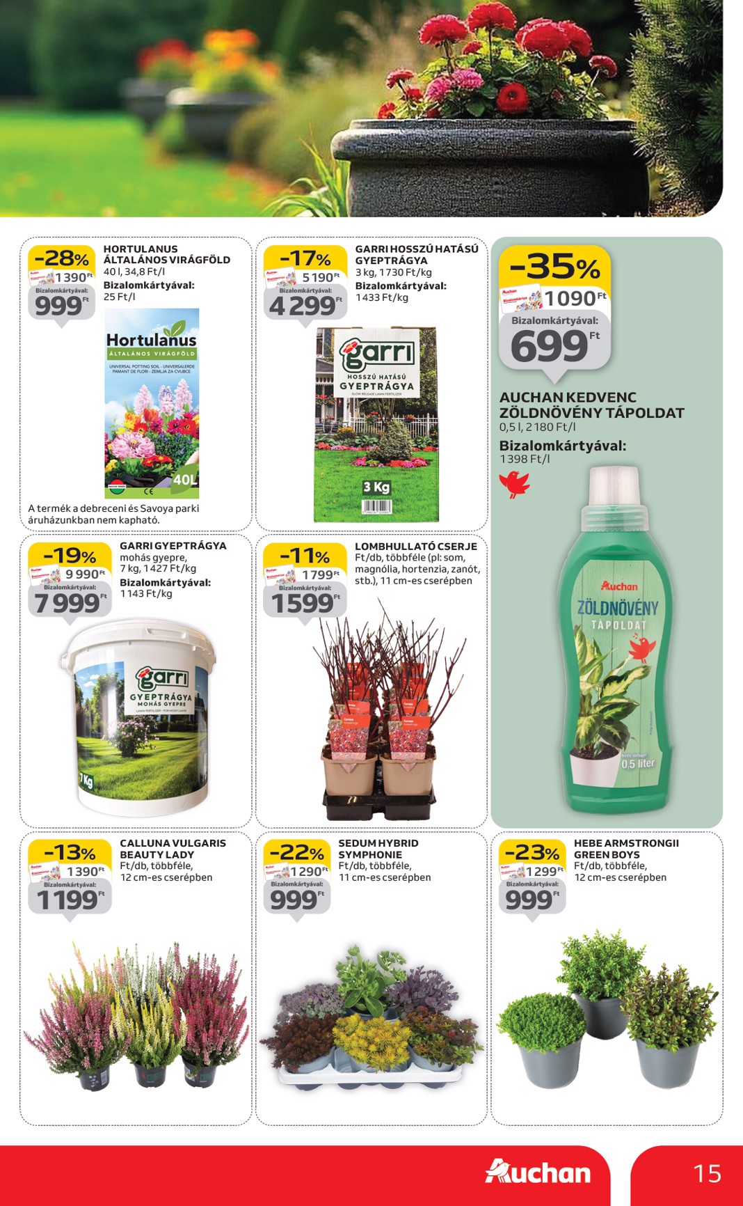 auchan - Auchan hipermarket - Retro ajánlataink akciós újság, érvényes 09.04. - 09.17. - page: 15