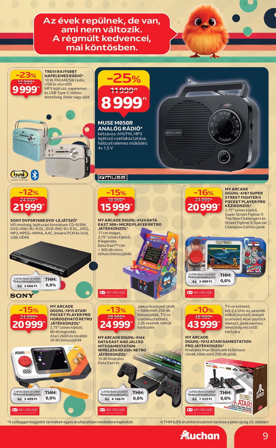 auchan - Auchan hipermarket - Retro ajánlataink akciós újság, érvényes 09.04. - 09.17. - page: 9