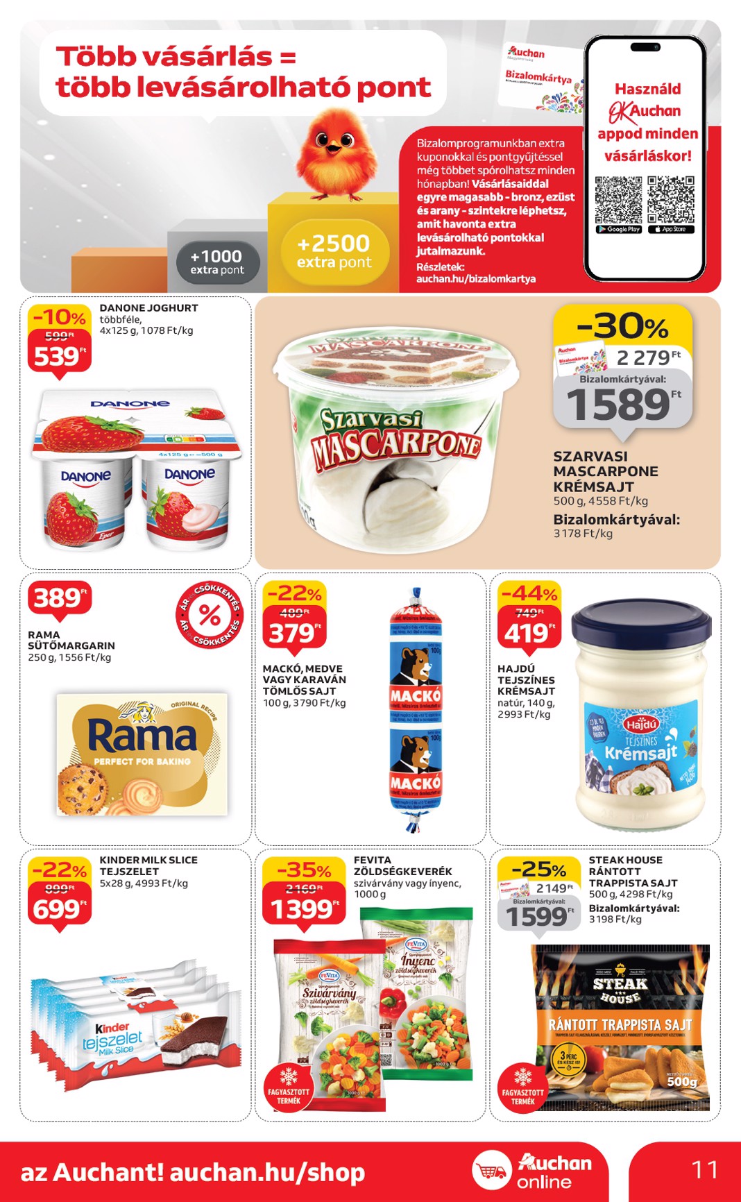 auchan - Auchan Szupermarket akciós újság, érvényes 09.04. - 09.10. - page: 11