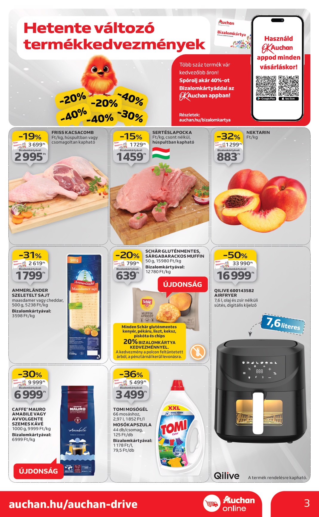 auchan - Auchan Szupermarket akciós újság, érvényes 09.04. - 09.10. - page: 3