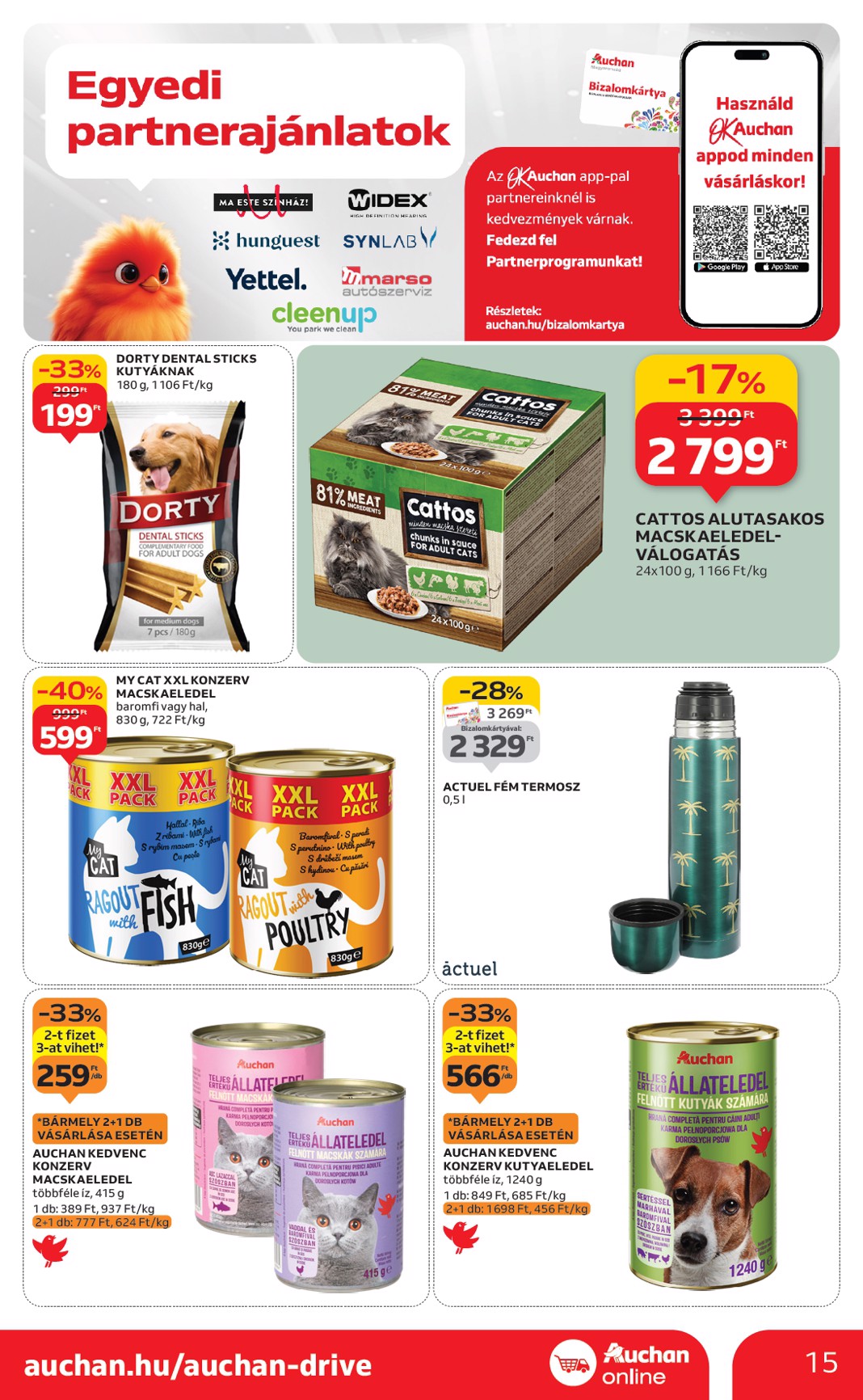 auchan - Auchan Szupermarket akciós újság, érvényes 09.04. - 09.10. - page: 15