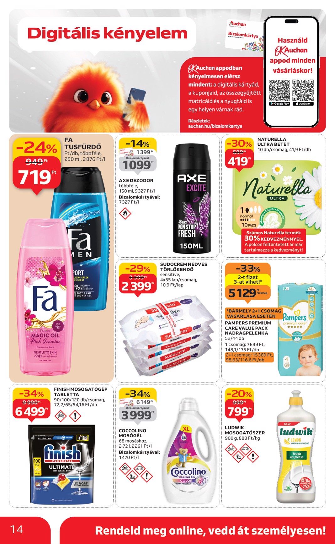 auchan - Auchan Szupermarket akciós újság, érvényes 09.04. - 09.10. - page: 14