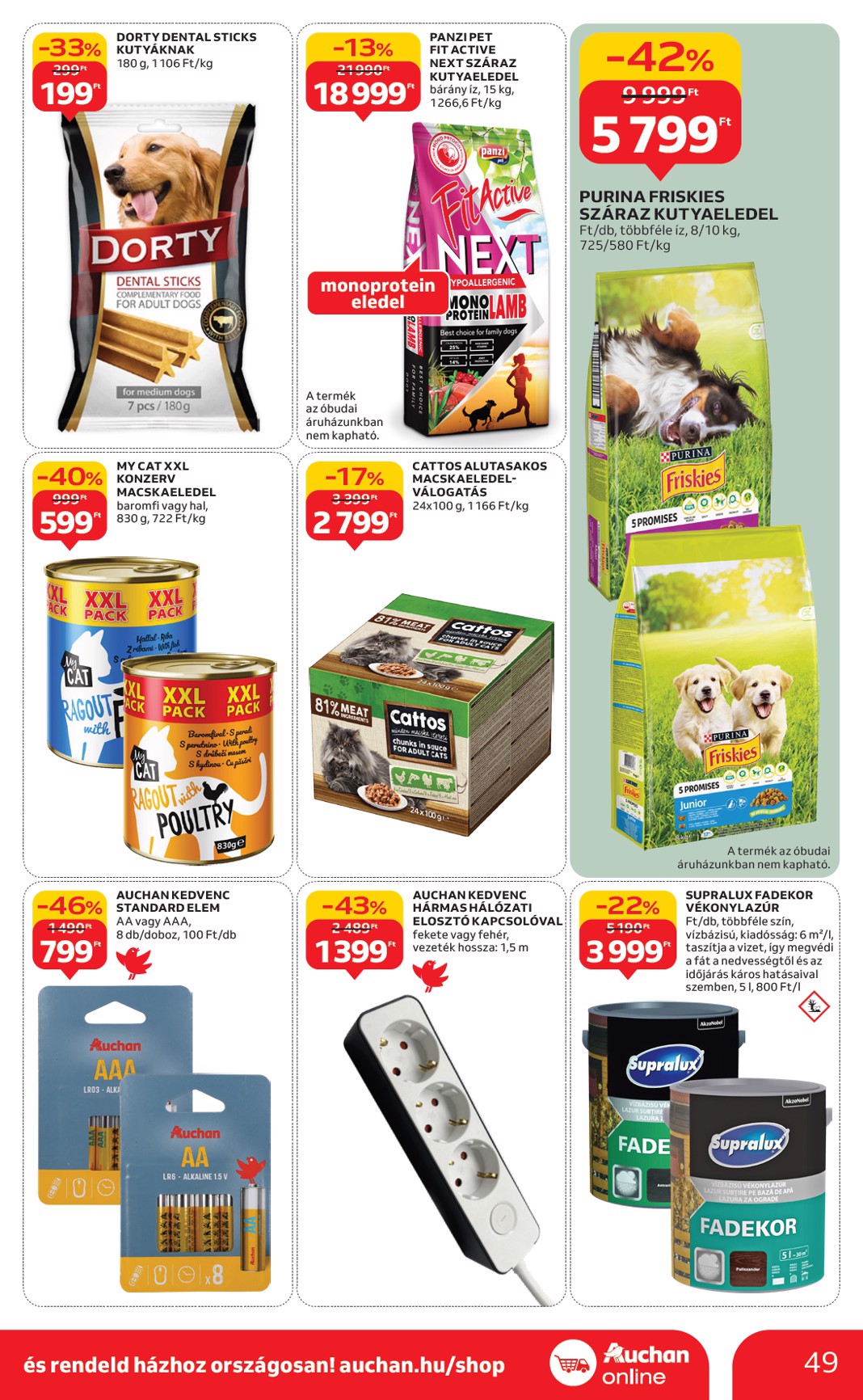auchan - Auchan Hipermarket akciós újság, érvényes 09.04. - 09.10. - page: 49