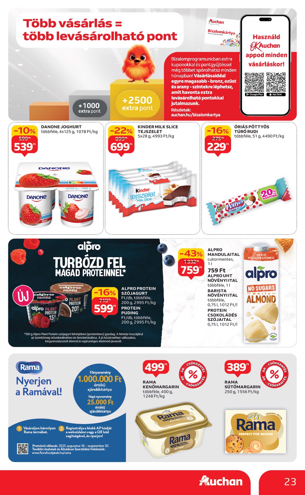 auchan - Auchan Hipermarket akciós újság, érvényes 09.04. - 09.10. - page: 23