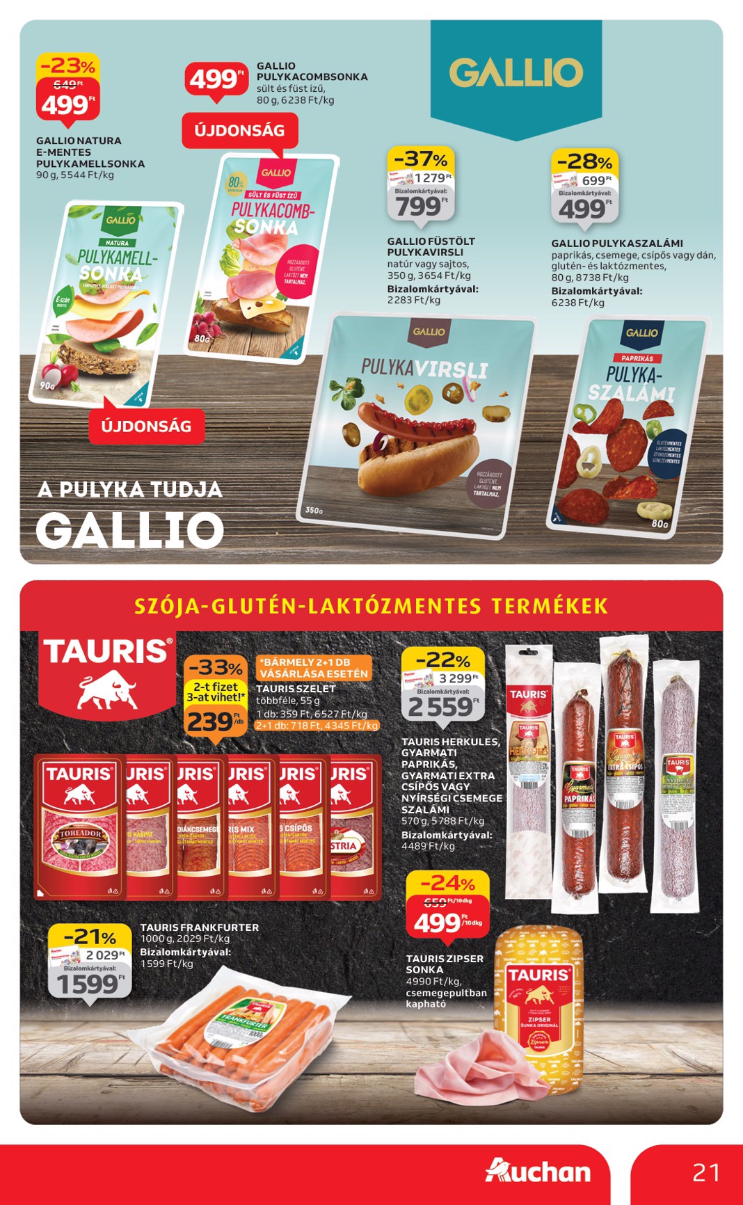 auchan - Auchan Hipermarket akciós újság, érvényes 09.04. - 09.10. - page: 21