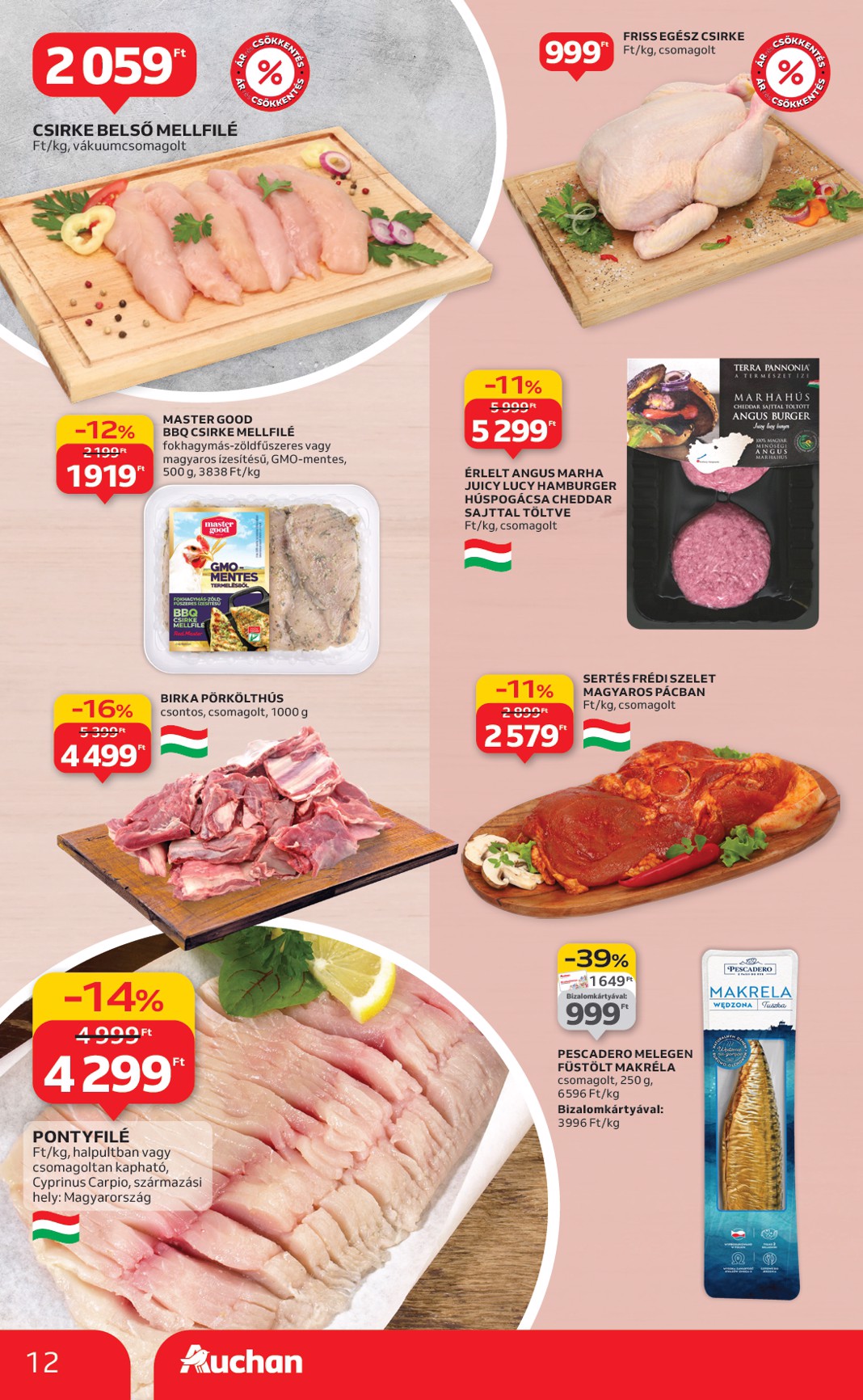 auchan - Auchan Hipermarket akciós újság, érvényes 09.04. - 09.10. - page: 12