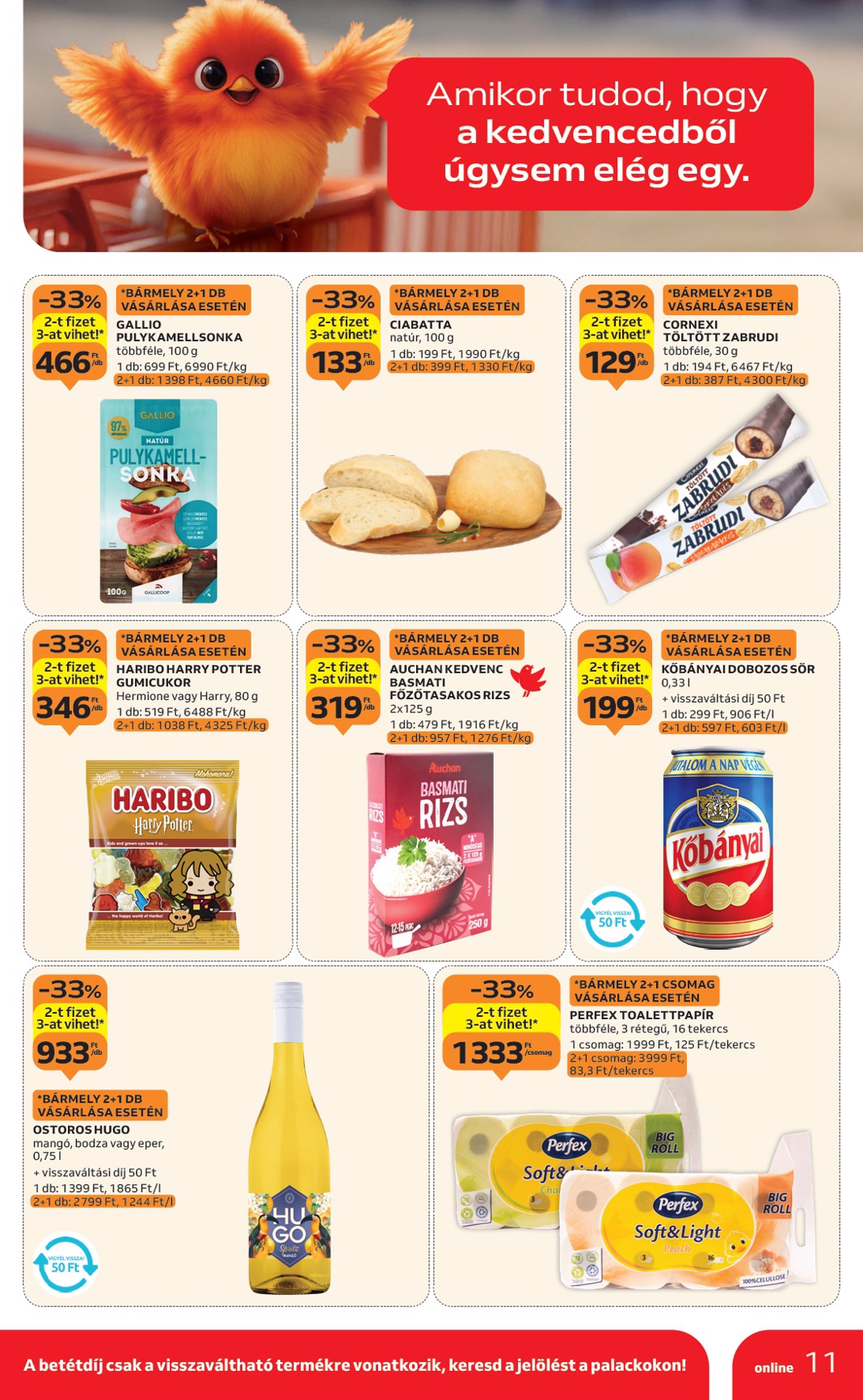 auchan - Auchan Hipermarket akciós újság, érvényes 09.04. - 09.10. - page: 11