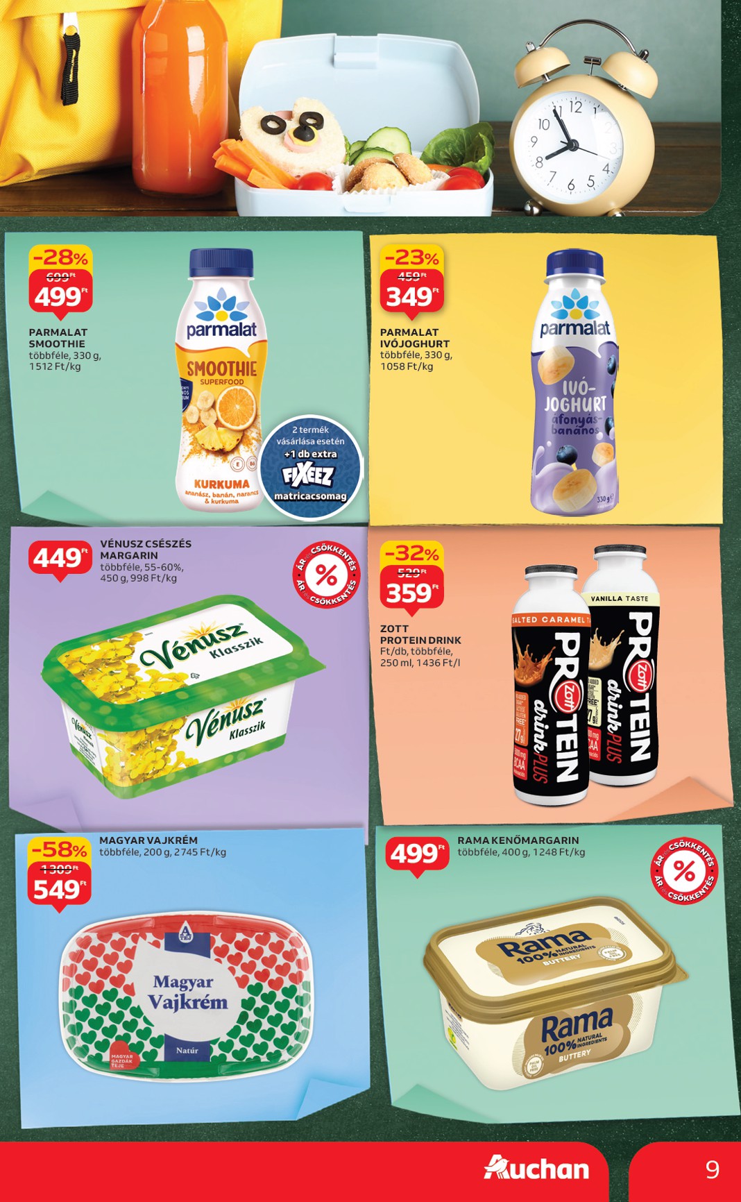 auchan - Auchan Hipermarket akciós újság, érvényes 09.04. - 09.10. - page: 9