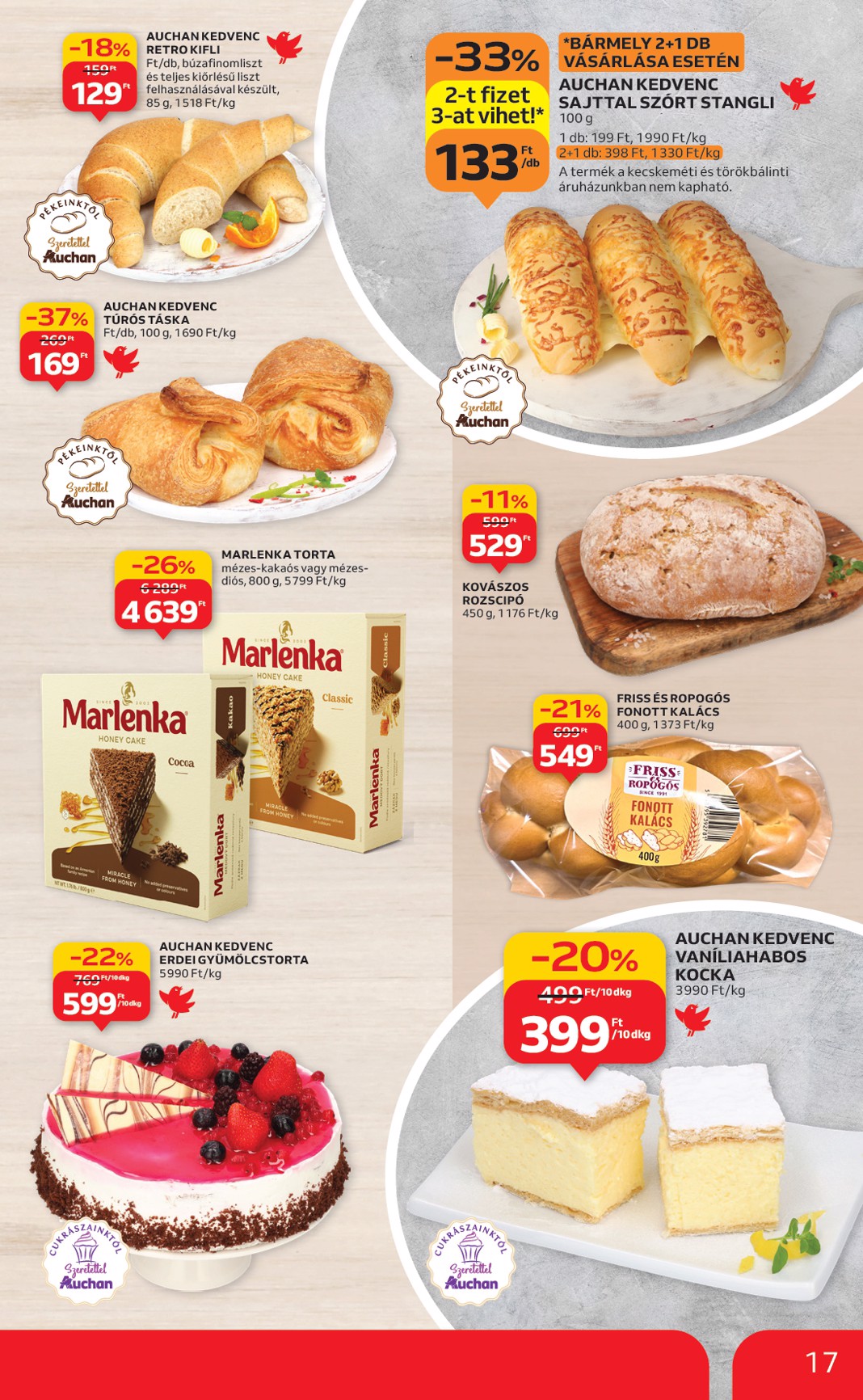 auchan - Auchan Hipermarket akciós újság, érvényes 09.04. - 09.10. - page: 17