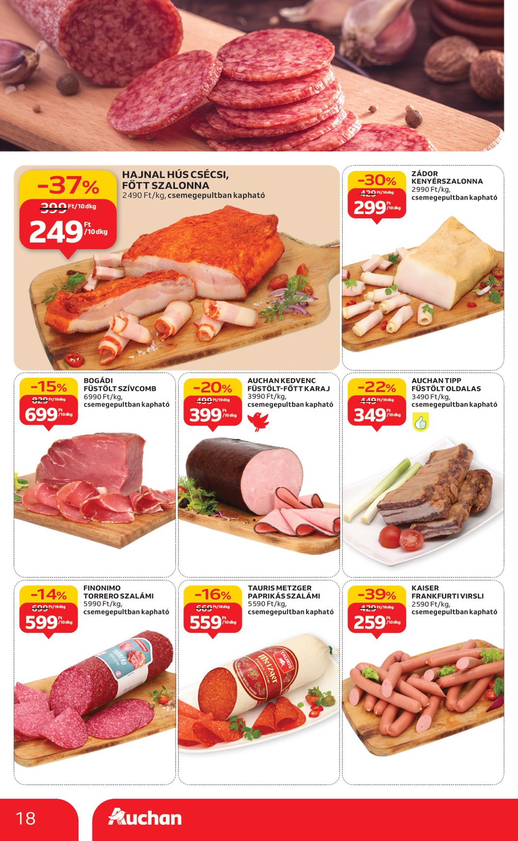 auchan - Auchan Hipermarket akciós újság, érvényes 09.04. - 09.10. - page: 18