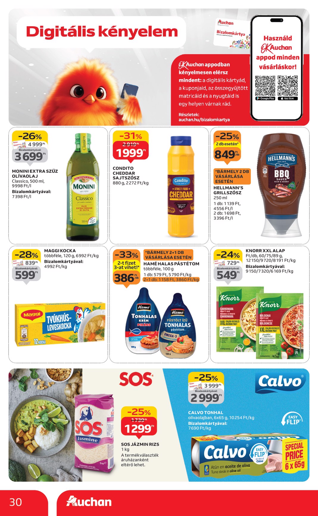 auchan - Auchan Hipermarket akciós újság, érvényes 09.04. - 09.10. - page: 30