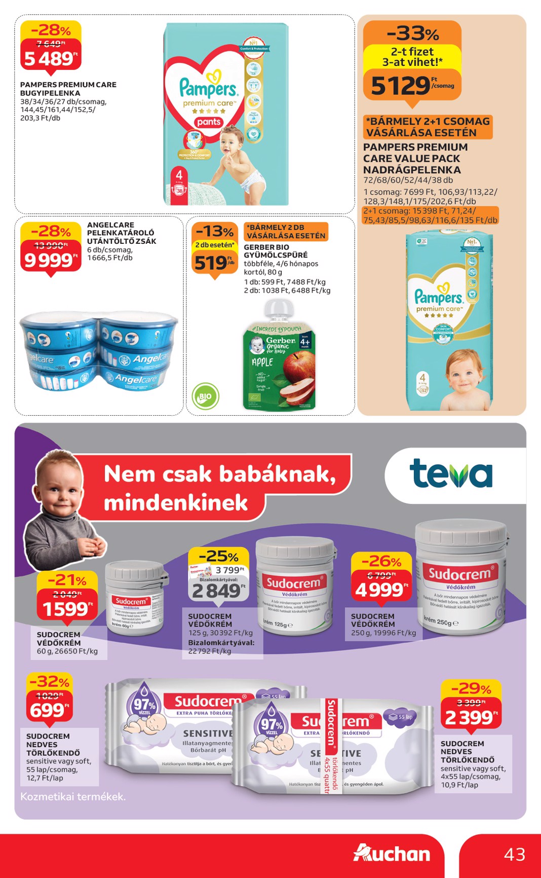 auchan - Auchan Hipermarket akciós újság, érvényes 09.04. - 09.10. - page: 43