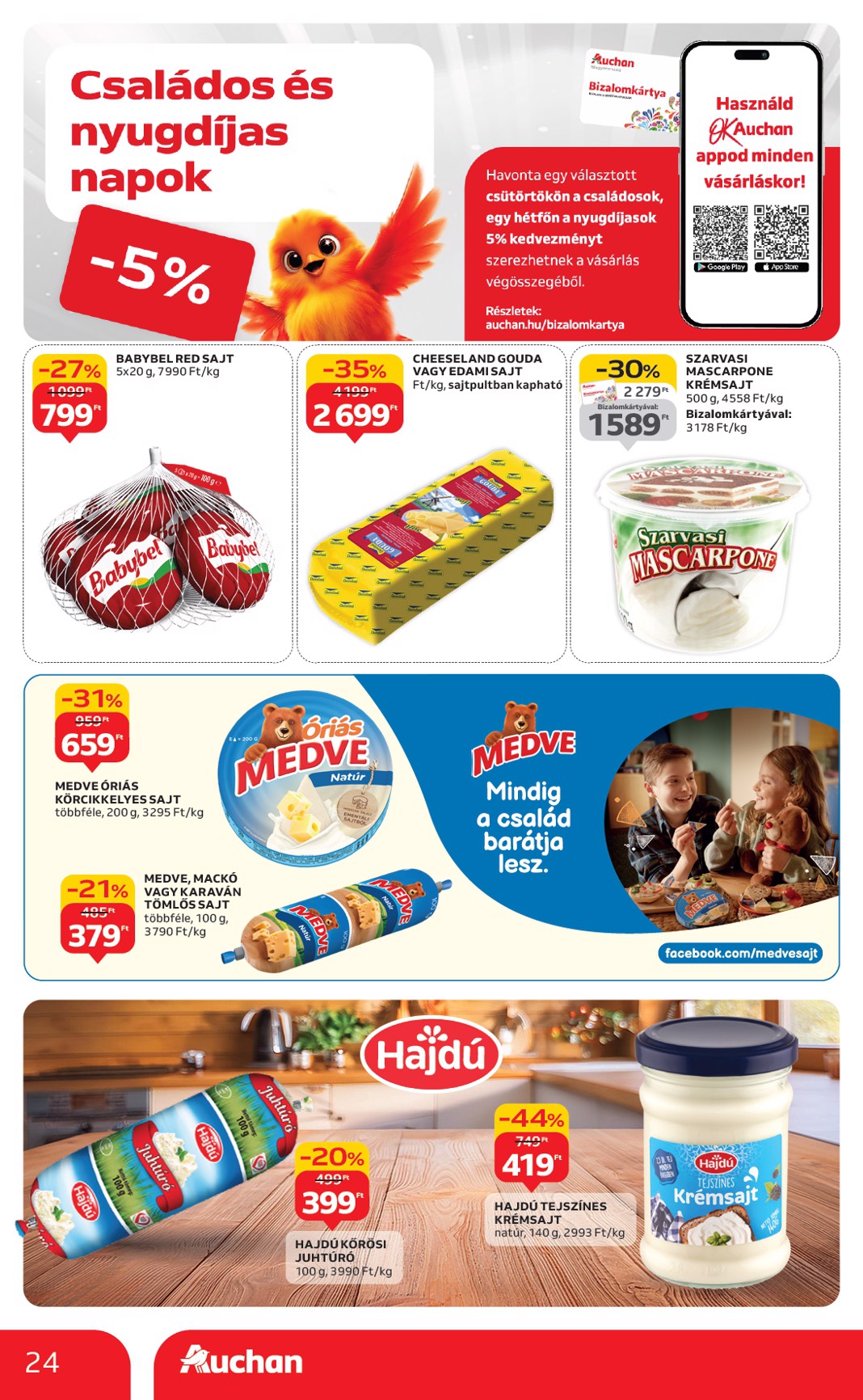 auchan - Auchan Hipermarket akciós újság, érvényes 09.04. - 09.10. - page: 24