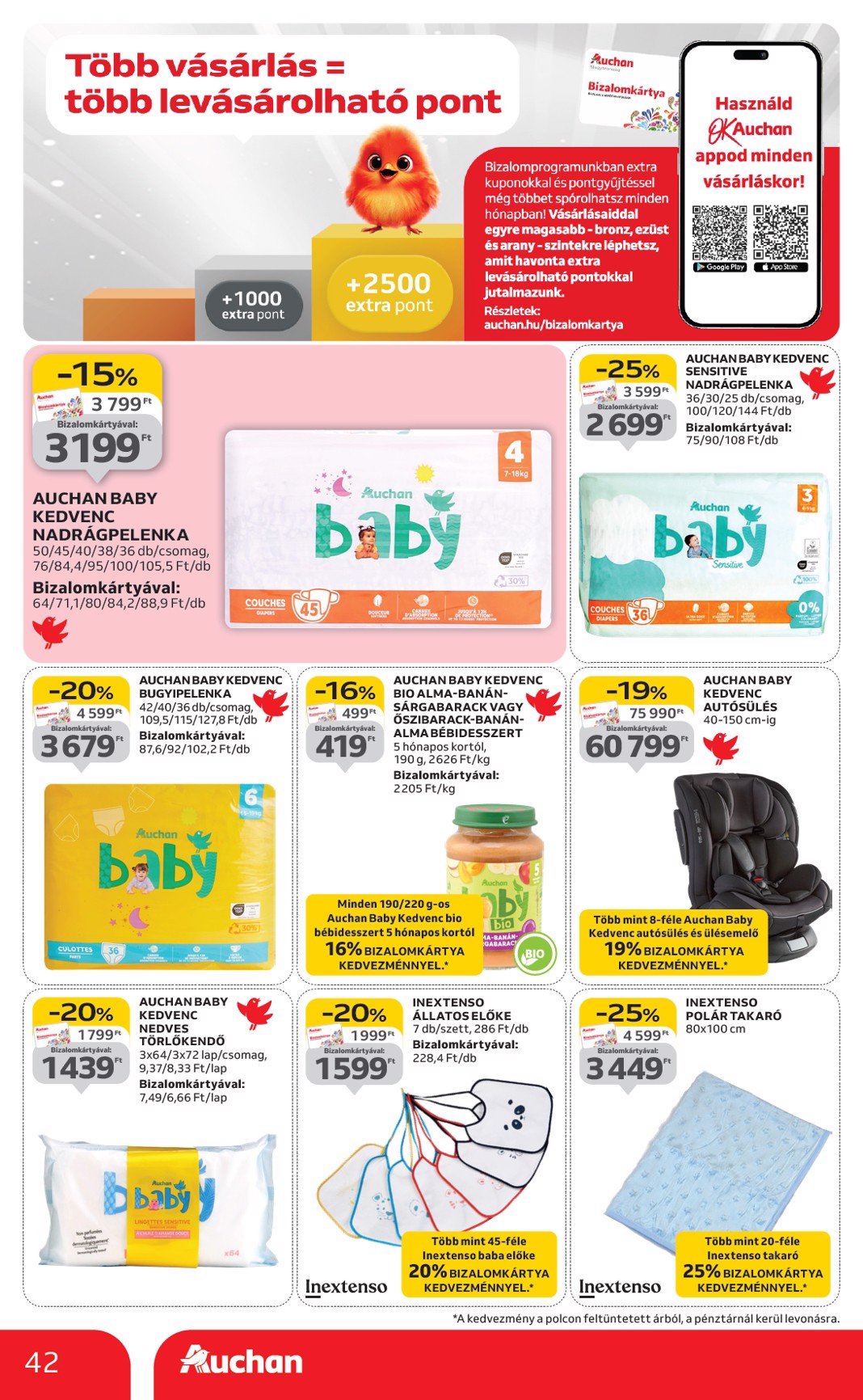 auchan - Auchan Hipermarket akciós újság, érvényes 09.04. - 09.10. - page: 42