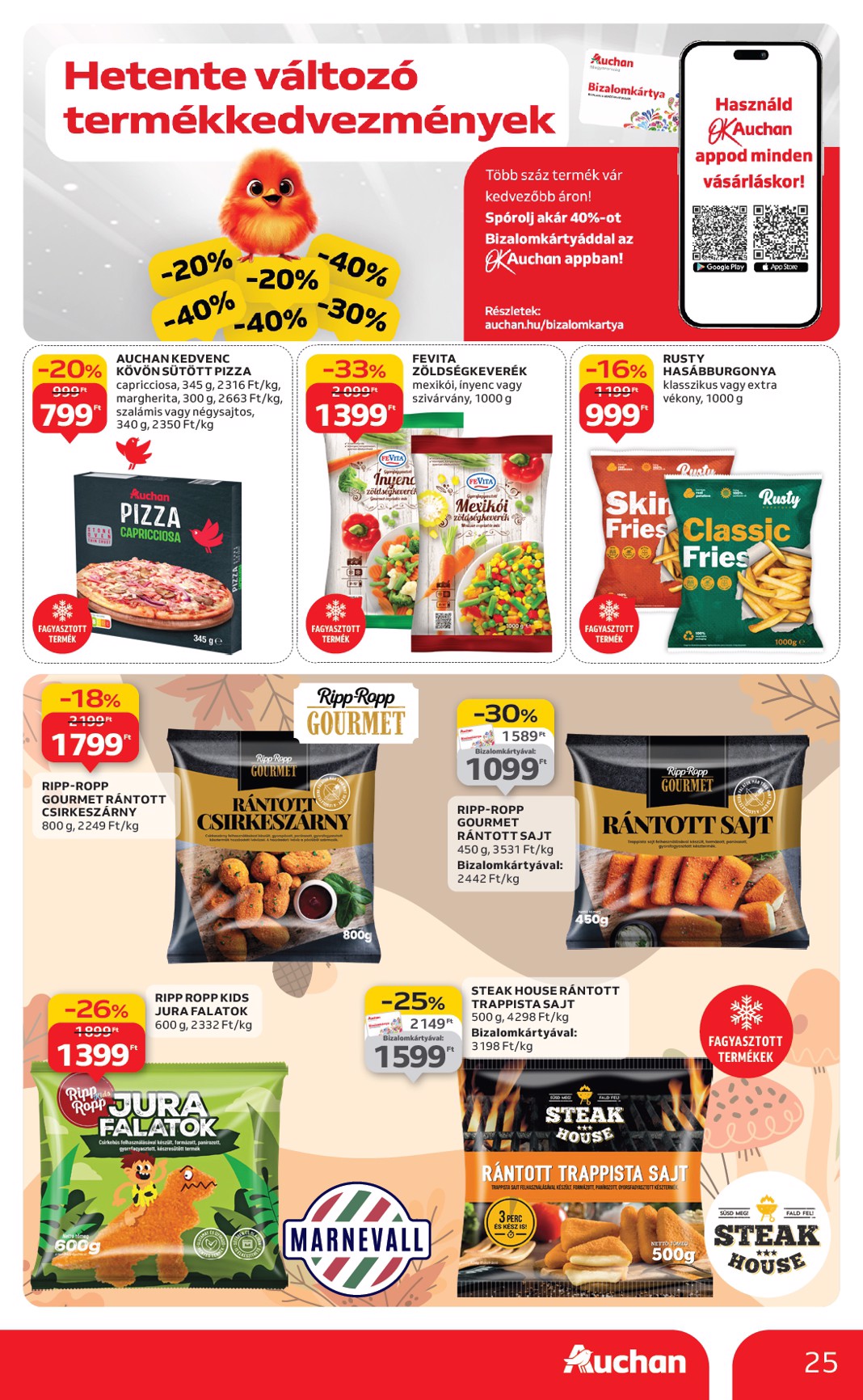 auchan - Auchan Hipermarket akciós újság, érvényes 09.04. - 09.10. - page: 25